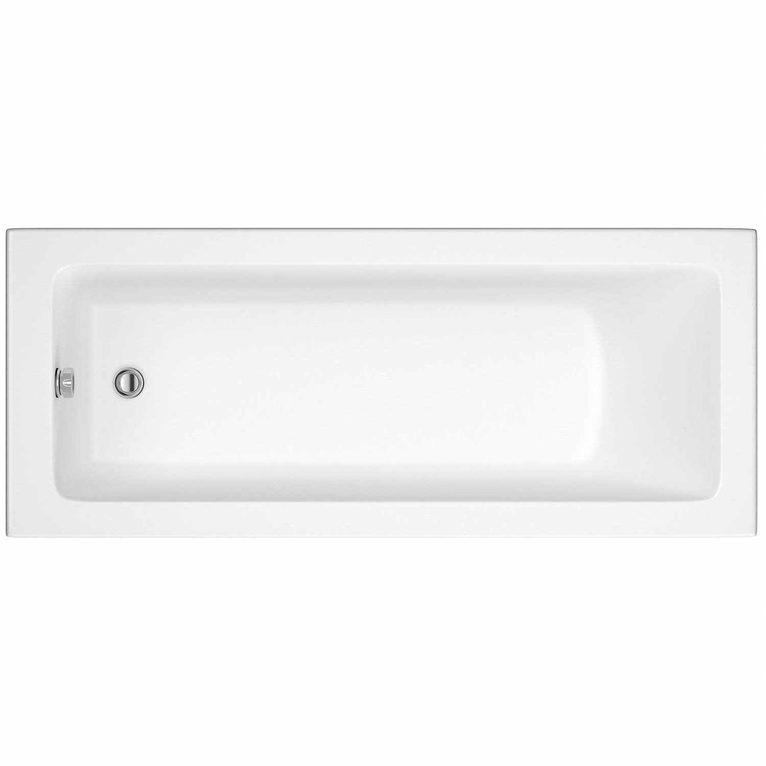 Madeira White Premiercast Single Ended Straight Bath - 1500 x 700mm