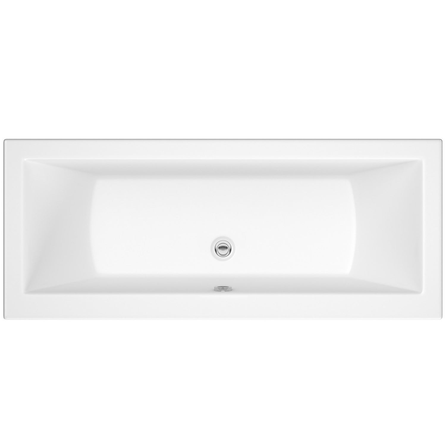 Madeira White Premiercast Double Ended Straight Bath - 1800 x 800mm