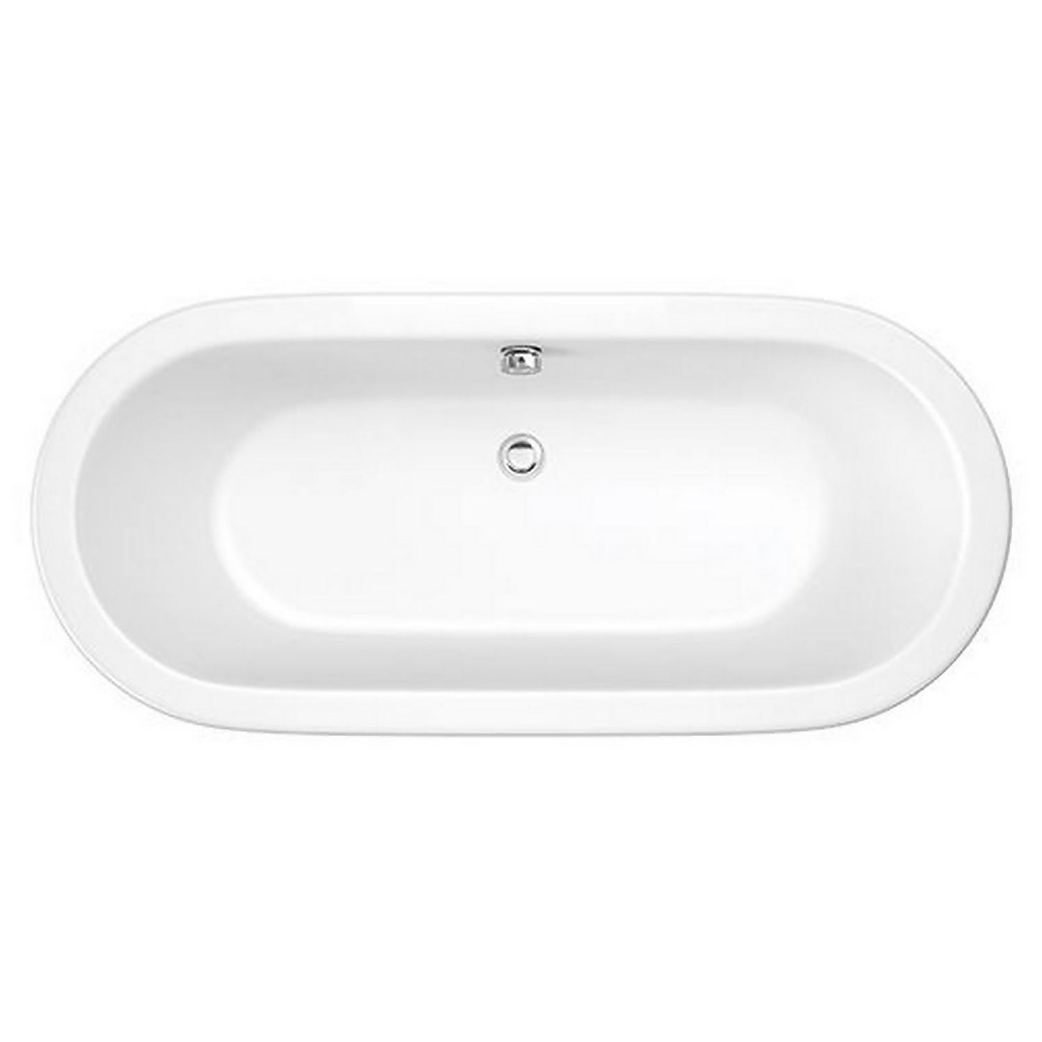 Falcon White Freestanding Bath - 1700 x 755mm
