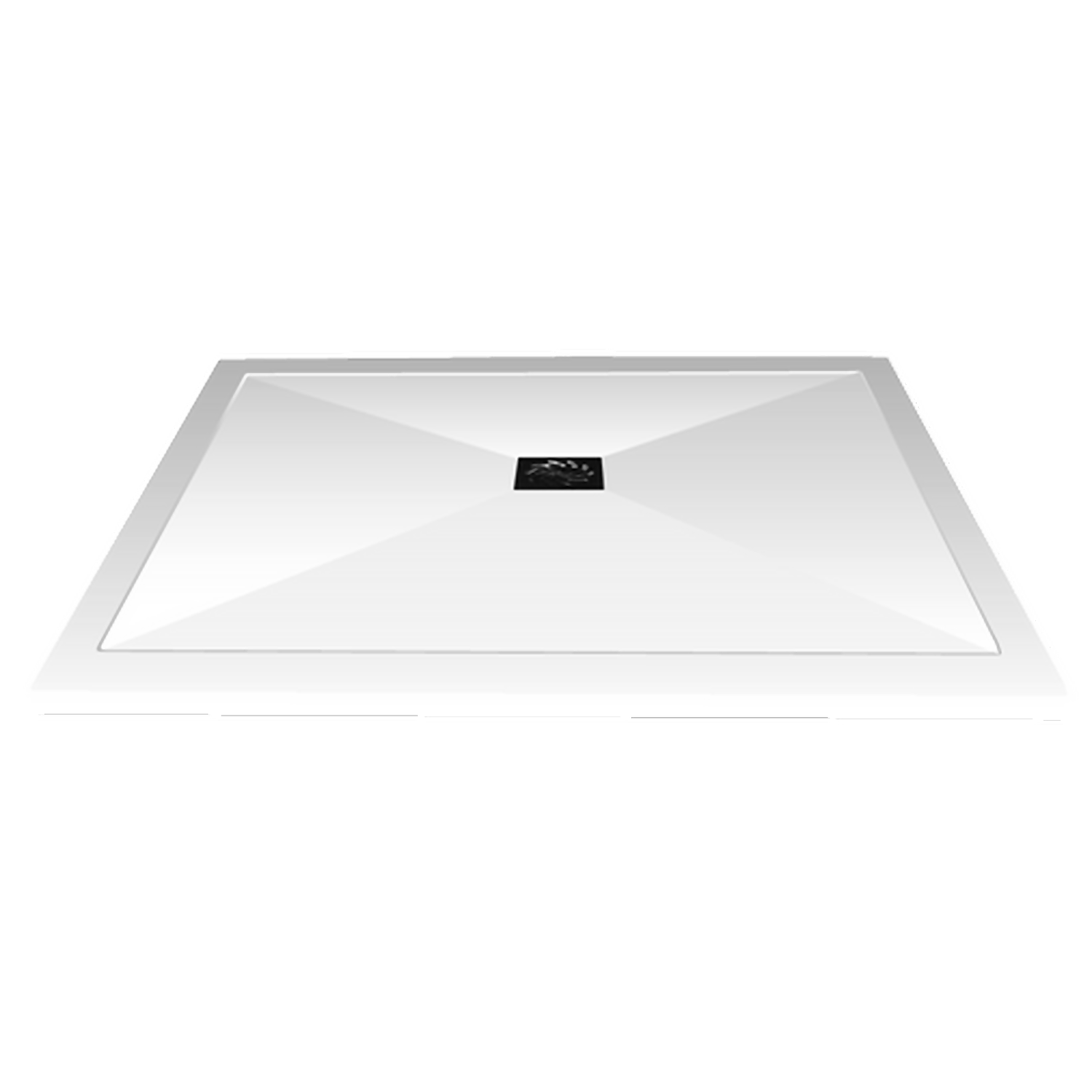 Everstone White Rectangular Shower Tray - 1400x800mm