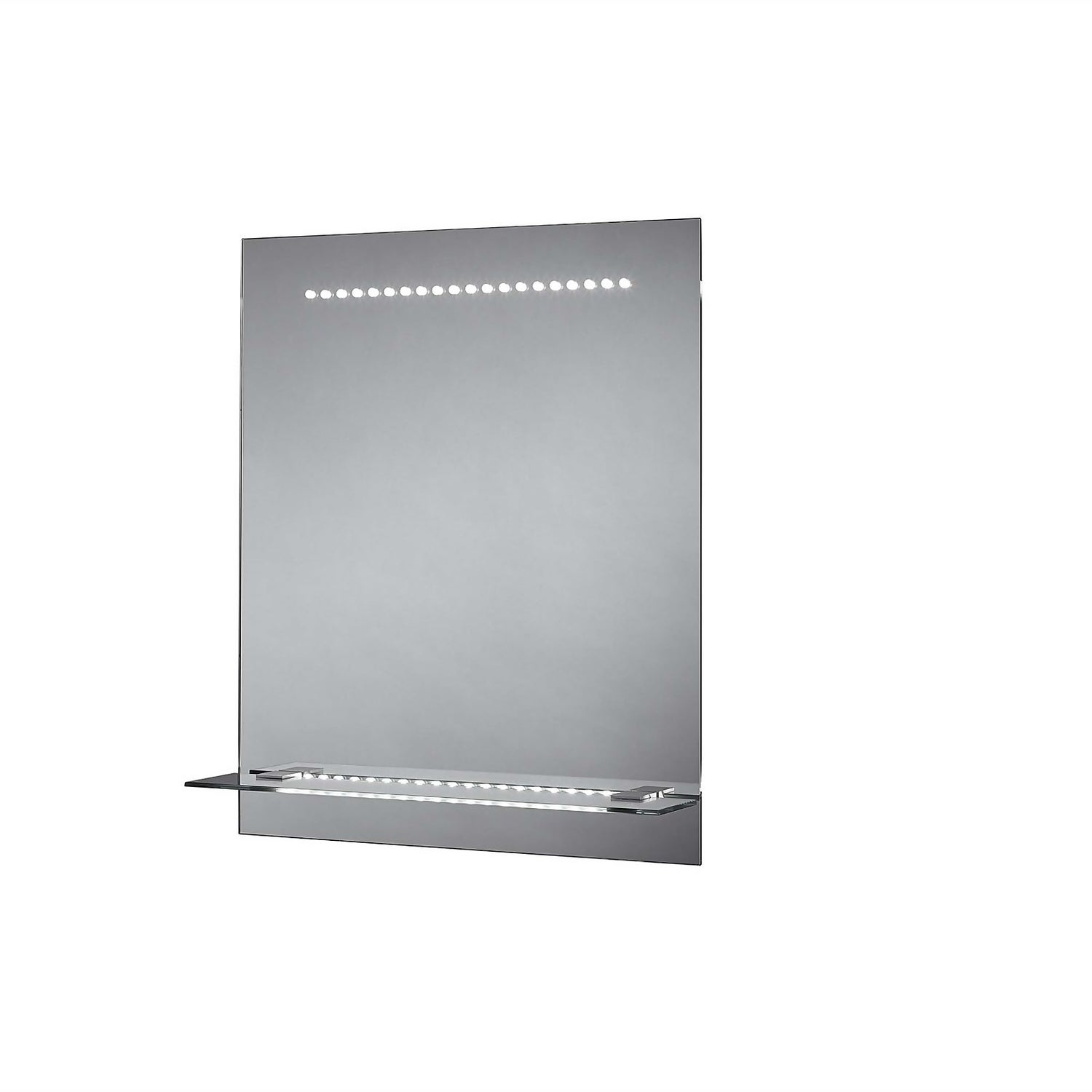 Grenada LED Bathroom Mirror with Shelf 500x600mm