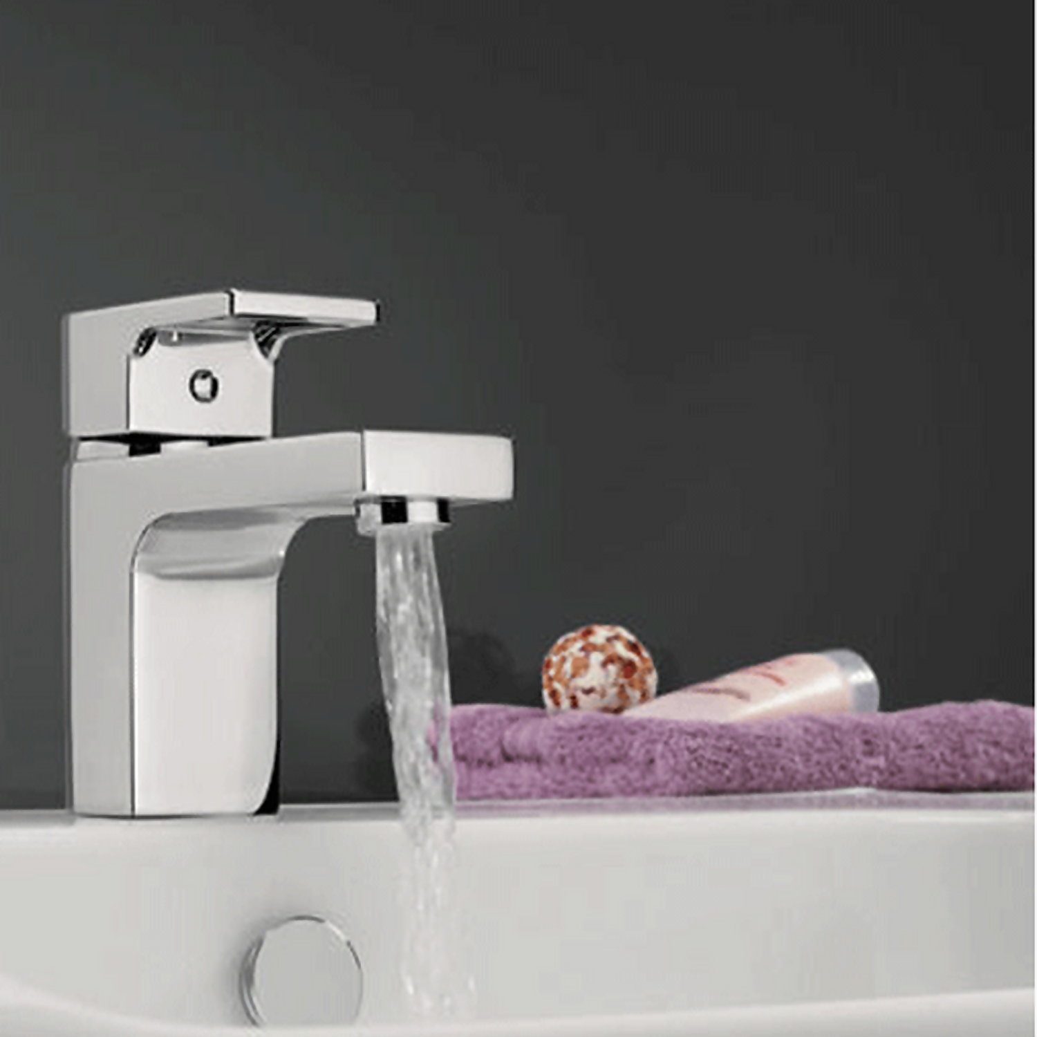 Planet Basin Mixer Tap Chrome (including flip top waste)