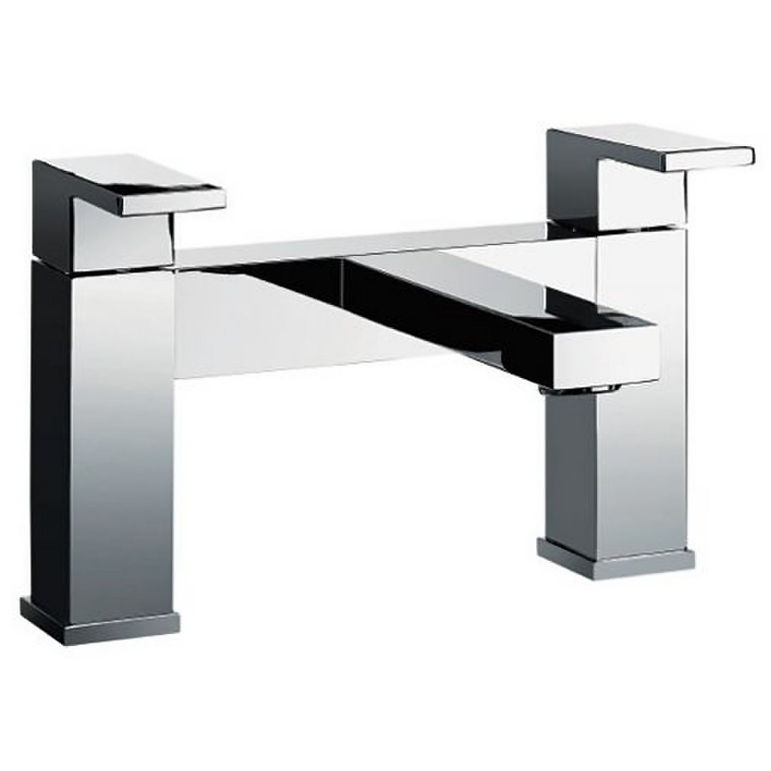 Blade Chrome Deck Mounted Bath Tap
