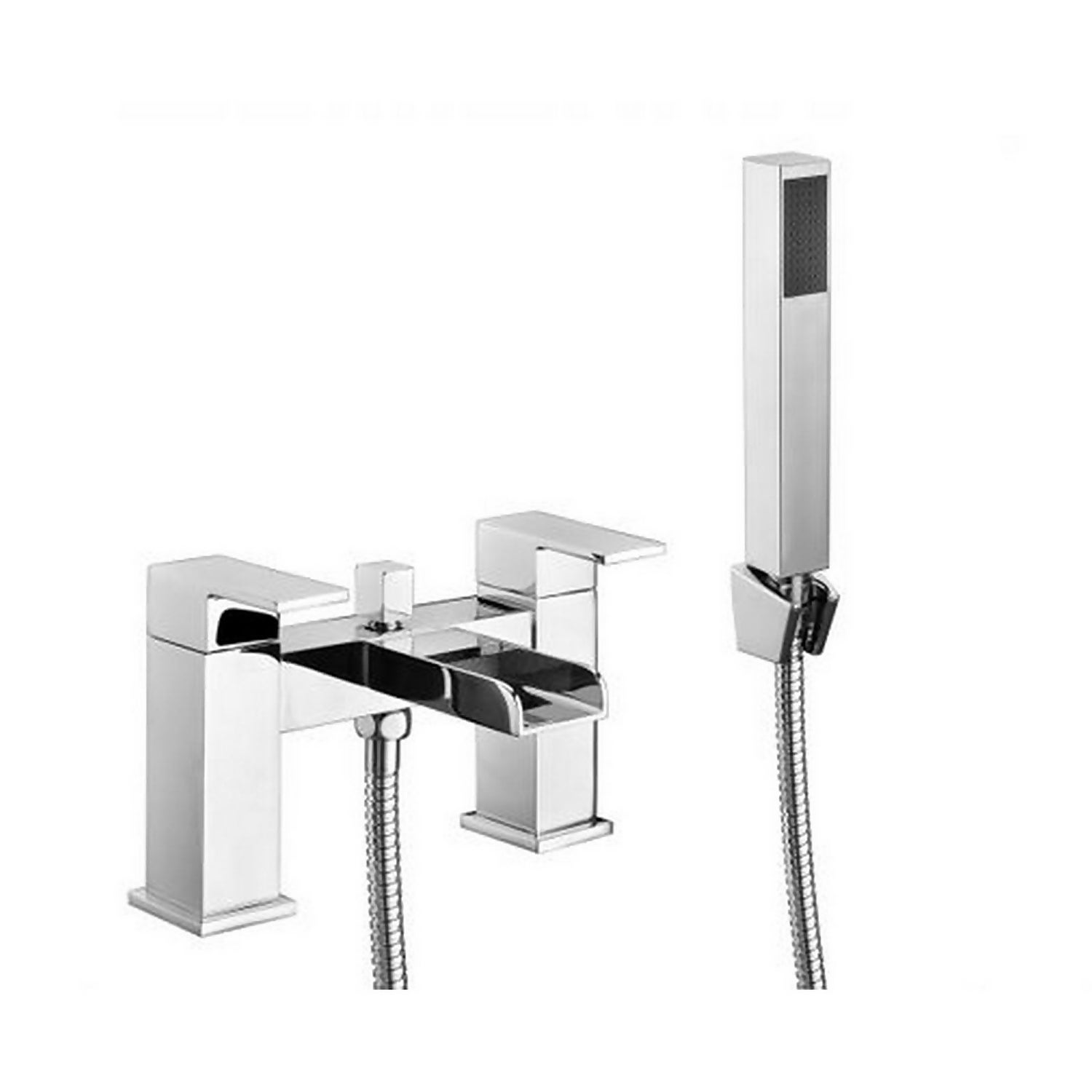 Freeflow Chrome Deck Mounted Shower Mixer Tap
