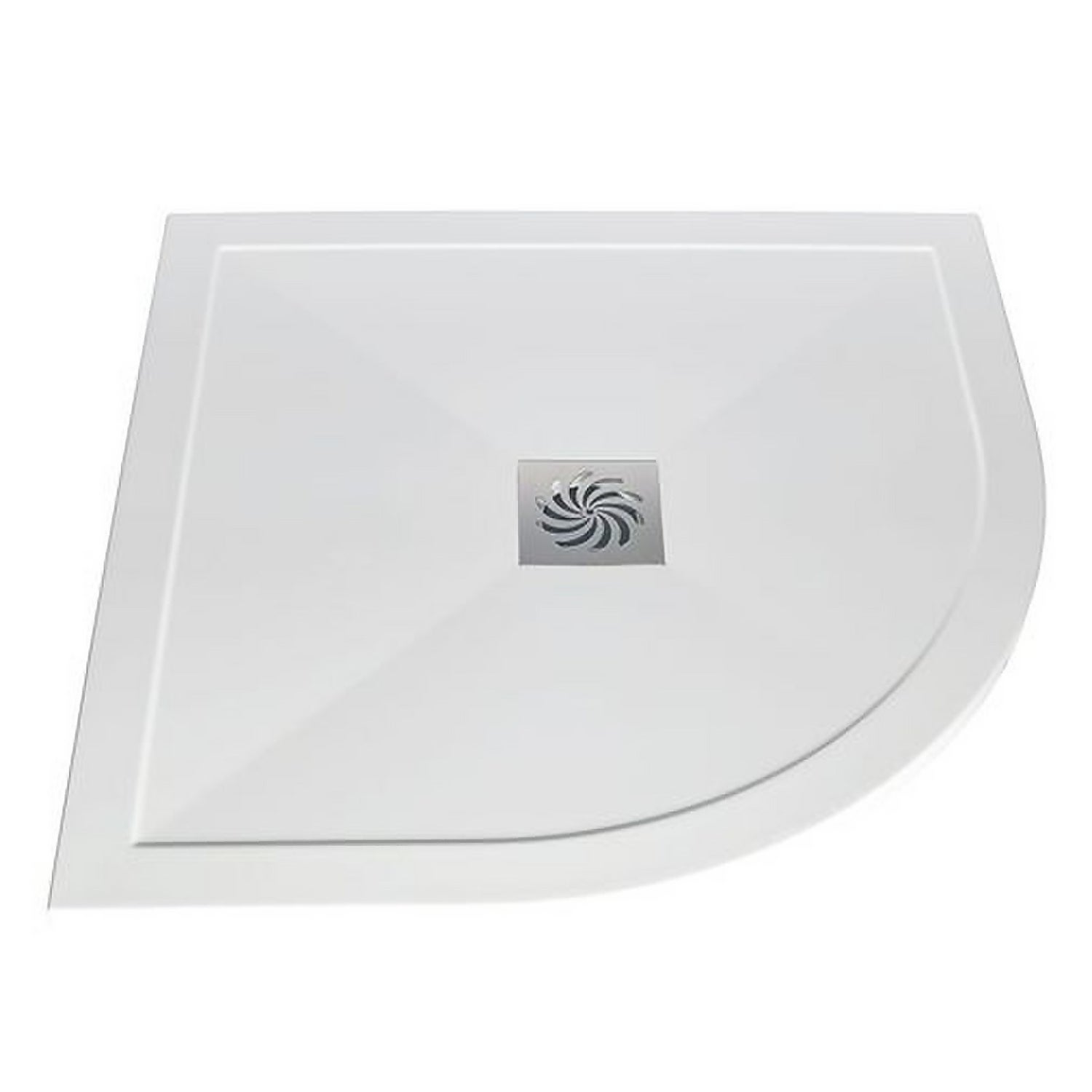 Everstone White Quadrant Shower Tray - 900x900mm