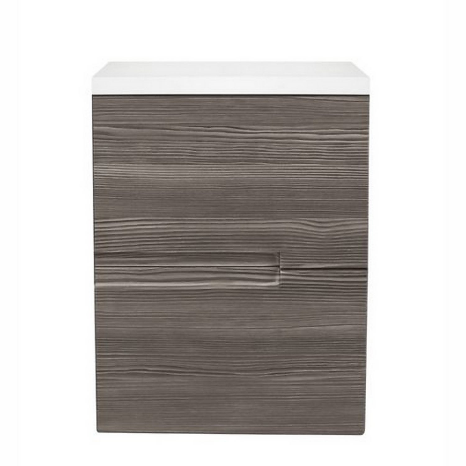 Vermont 400mm Wall Hung Storage Unit - Grey Avola