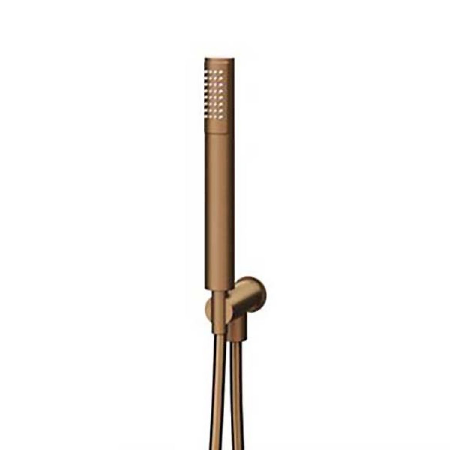 Round handset hose and elbow bronze