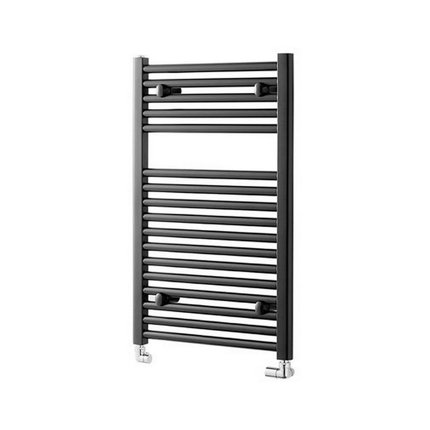 Pisa Black Radiator - 800 x 400mm