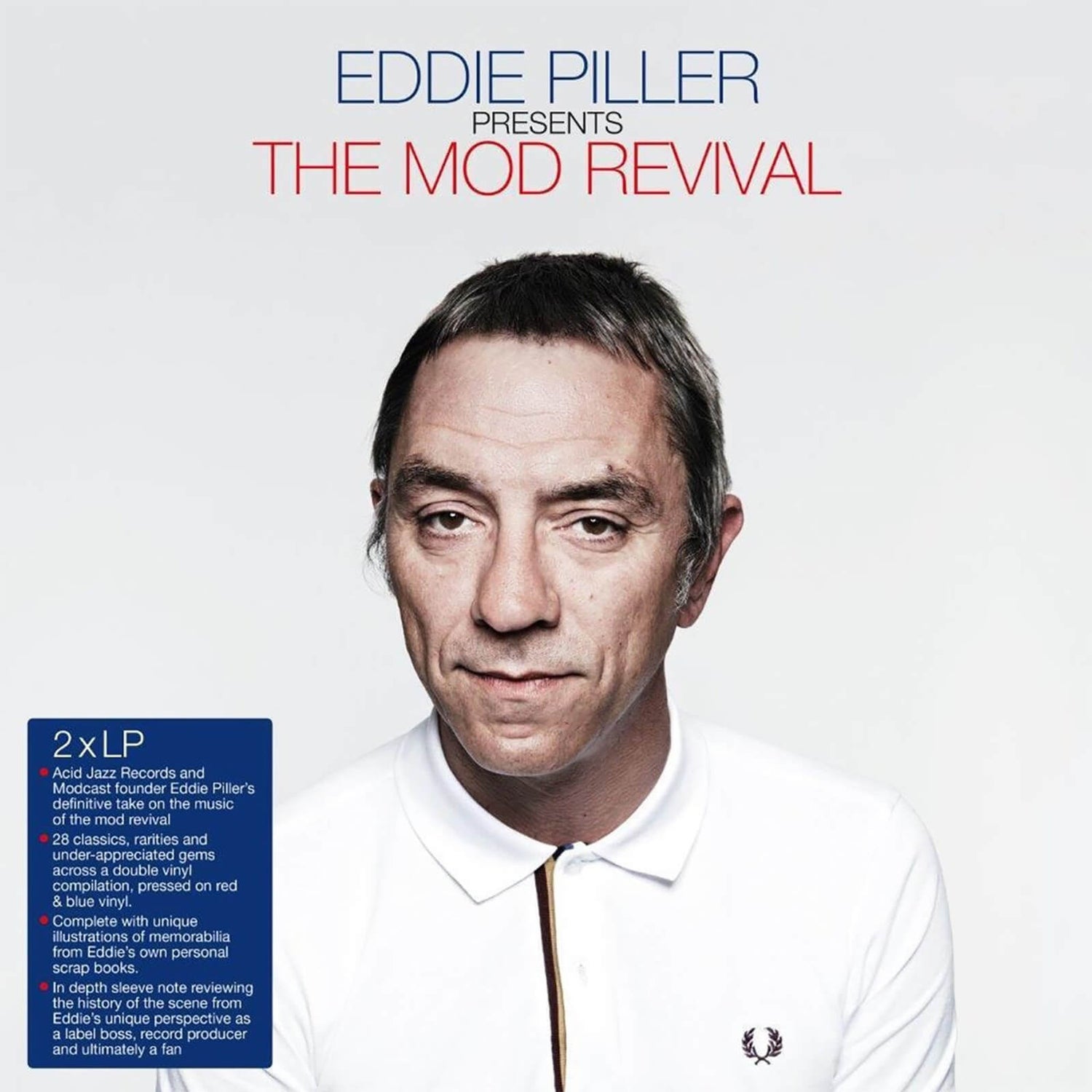 Eddie Piller Presents The Mod Revival (140g Transparent Blue and Red Vinyl) Vinyl 2LP