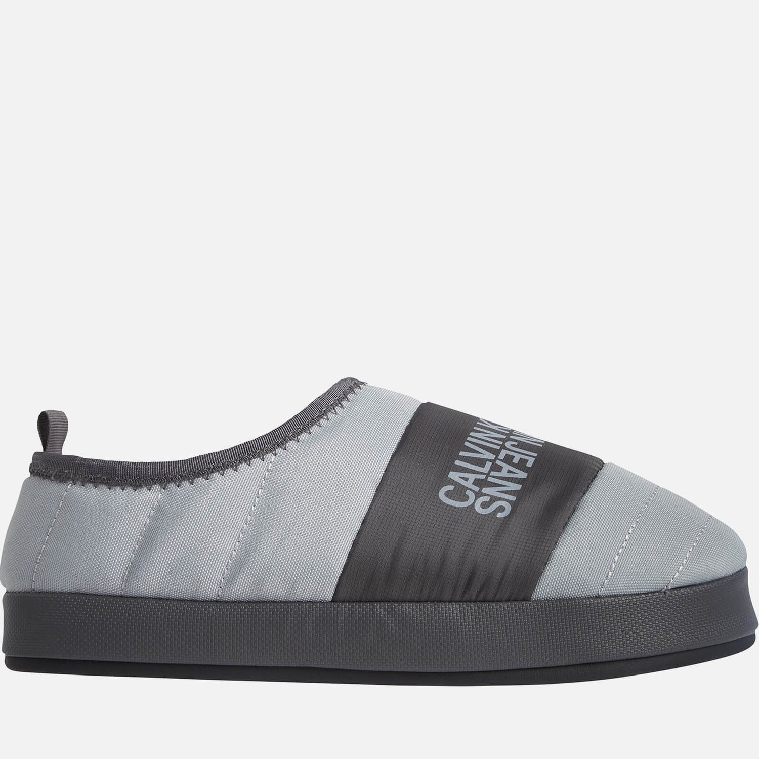 Calvin Klein Jeans Men's Warm Lined Sustainable Slippers - Marble Grey - UK 7