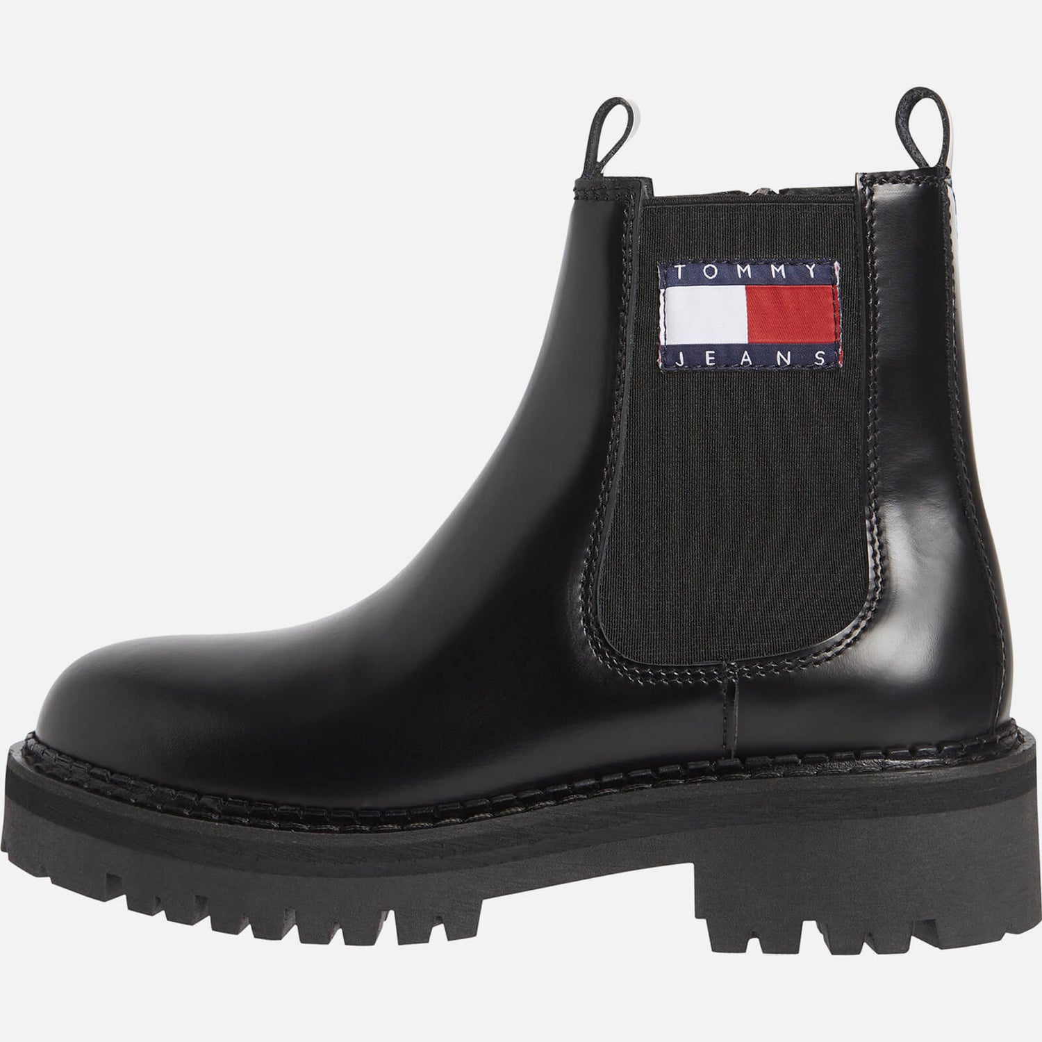 Tommy Jeans Women's Urban Leather Chelsea Boots - Black