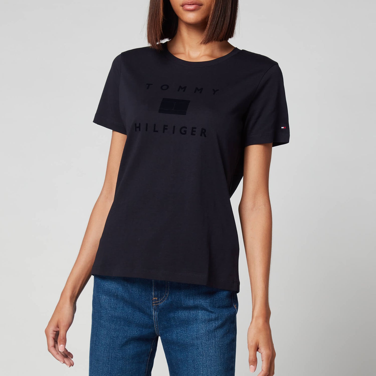 Tommy Hilfiger Women's Organic Cotton Regular T-Shirt - Desert Sky