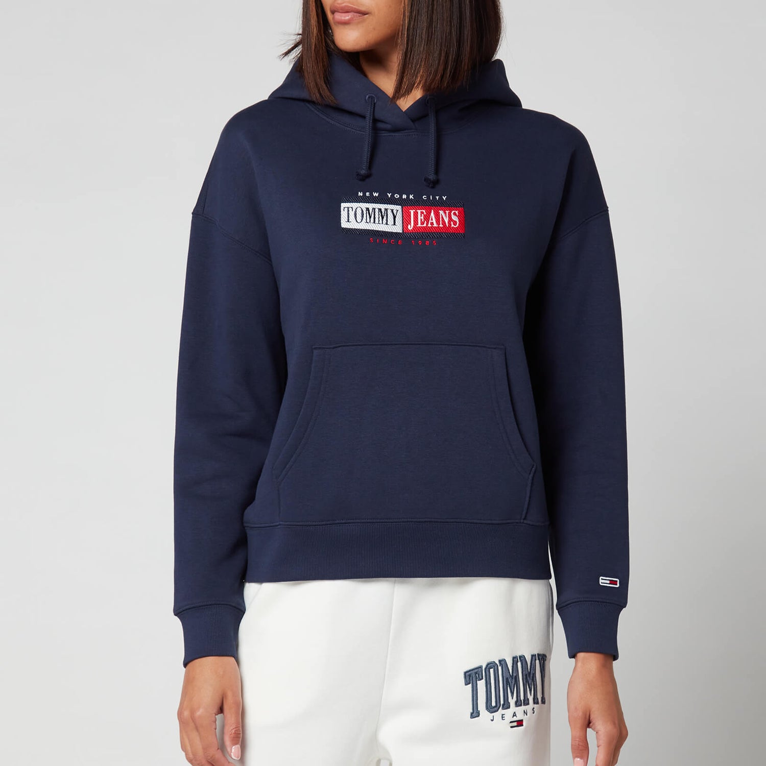 Tommy Jeans Women's Bxy Timeless Tommy 2 Hoodie - Twilight Navy - XS