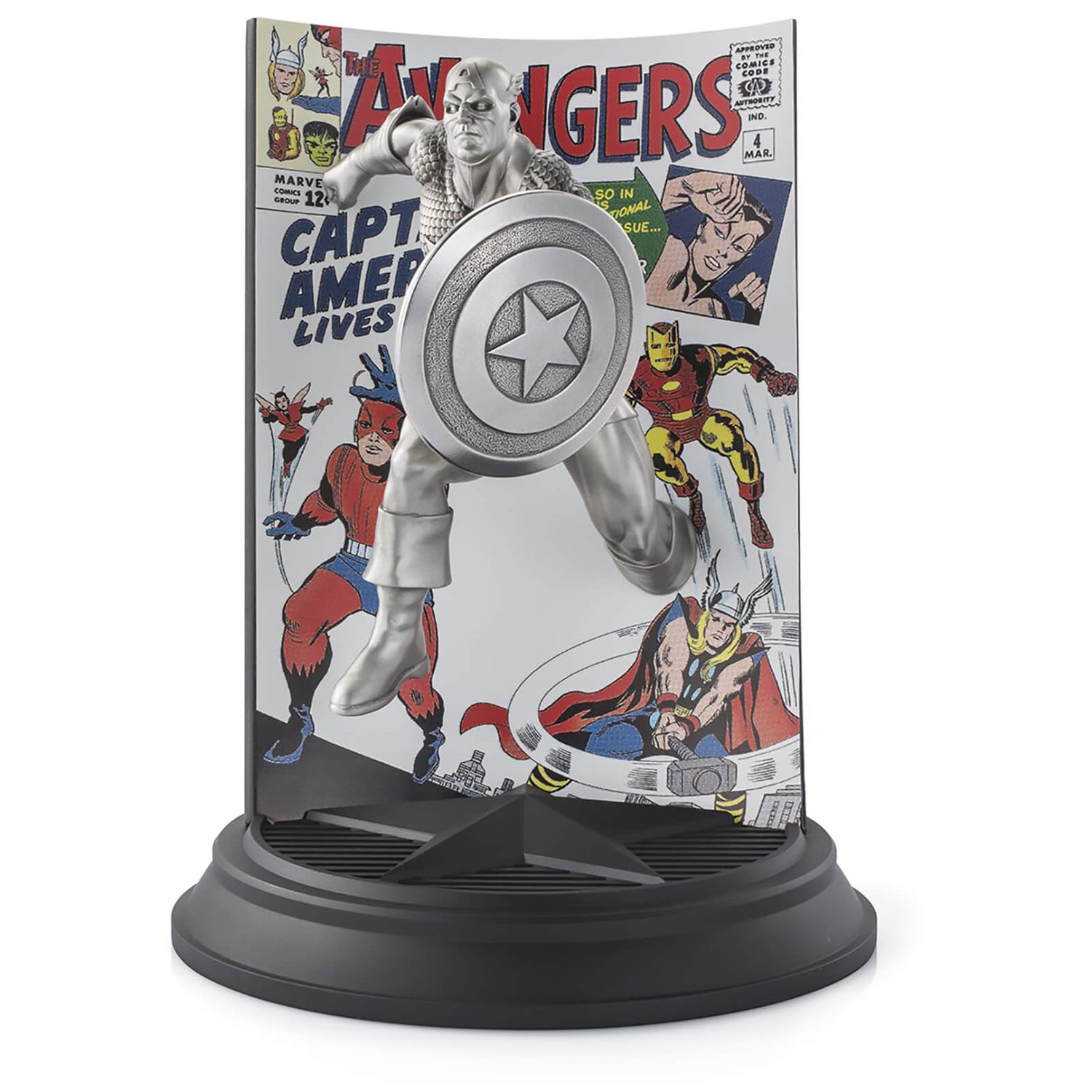 Royal Selangor Limited Edition Marvel Captain America The Avengers #4 Pewter Statue