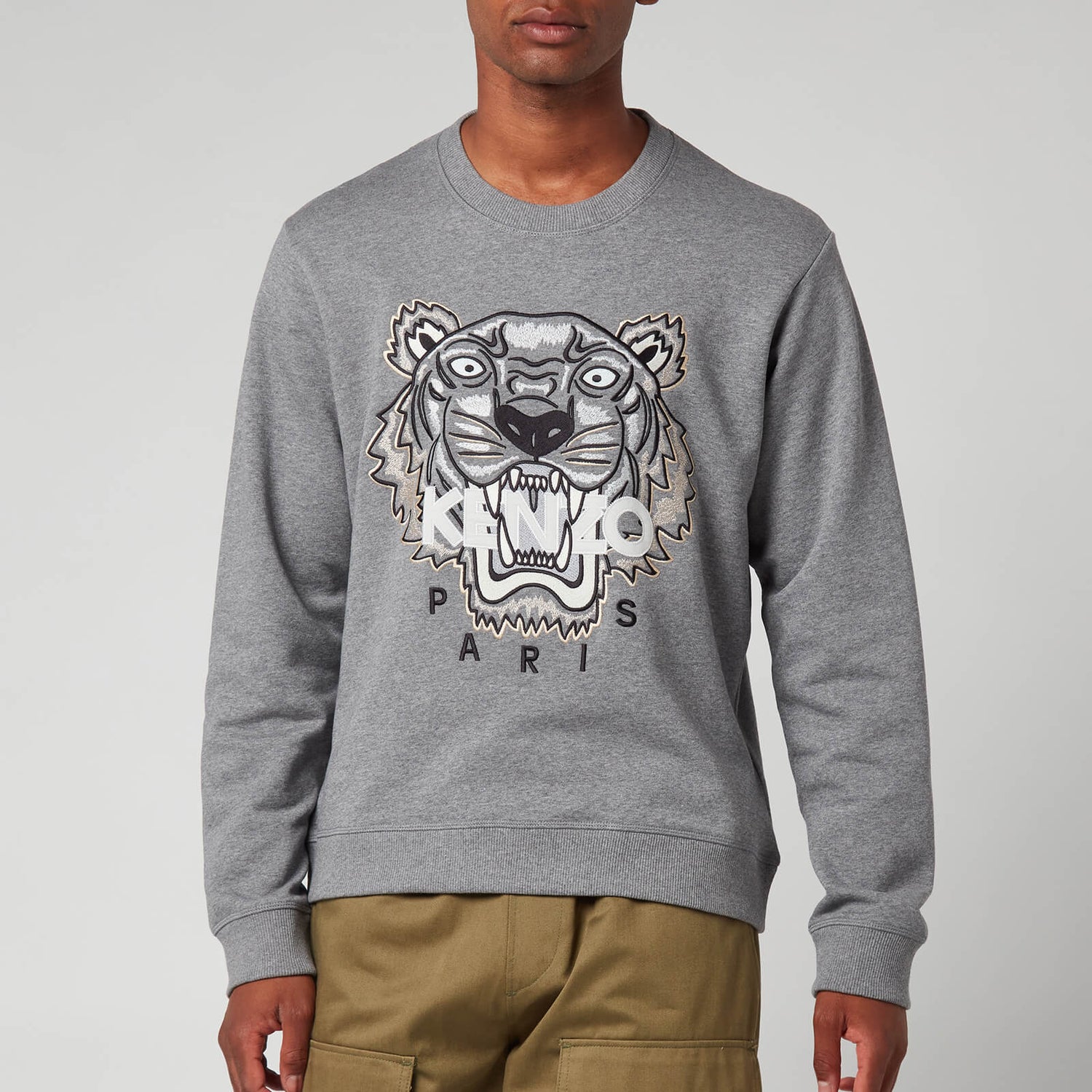 KENZO Men's Tiger Original Sweatshirt - Dove Grey - M