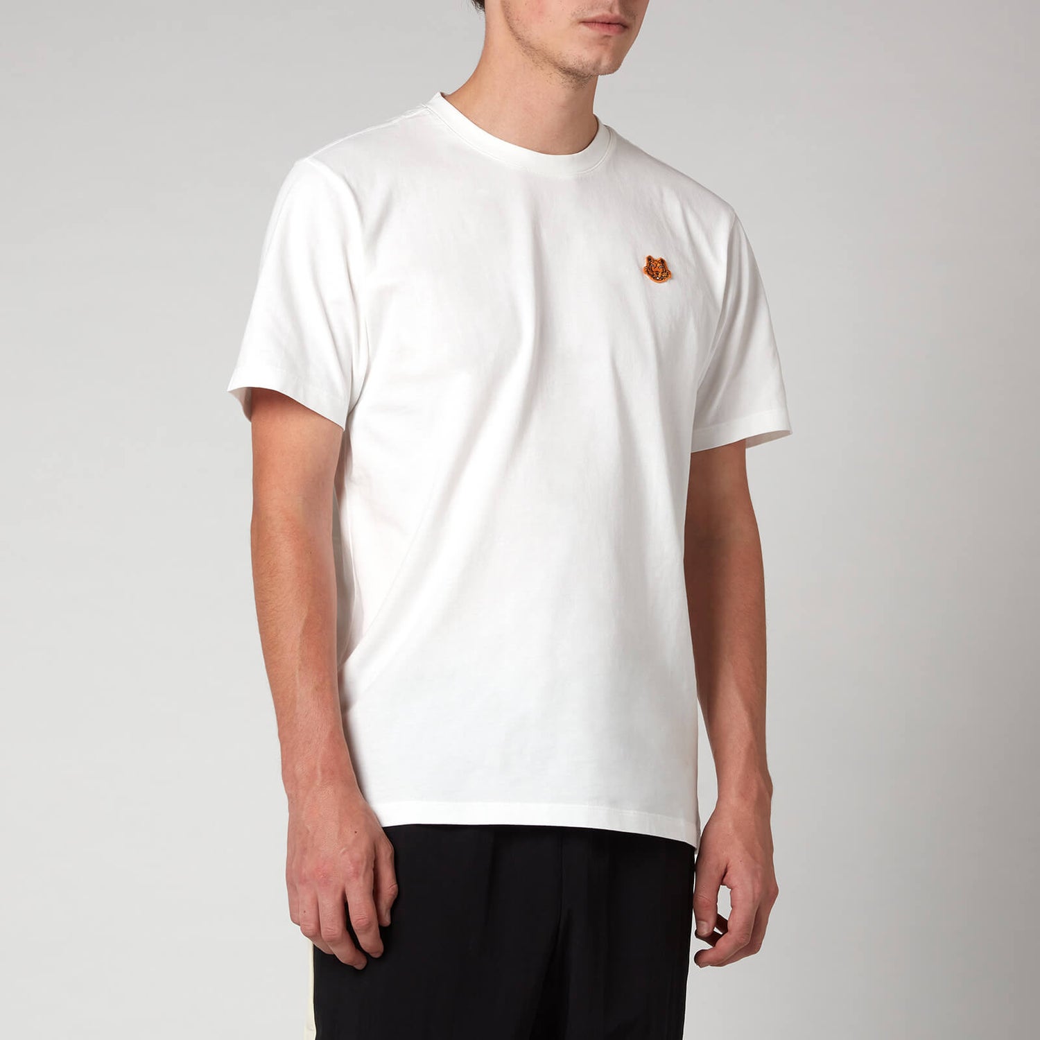 KENZO Men's Tiger Crest Classic T-Shirt - White - L