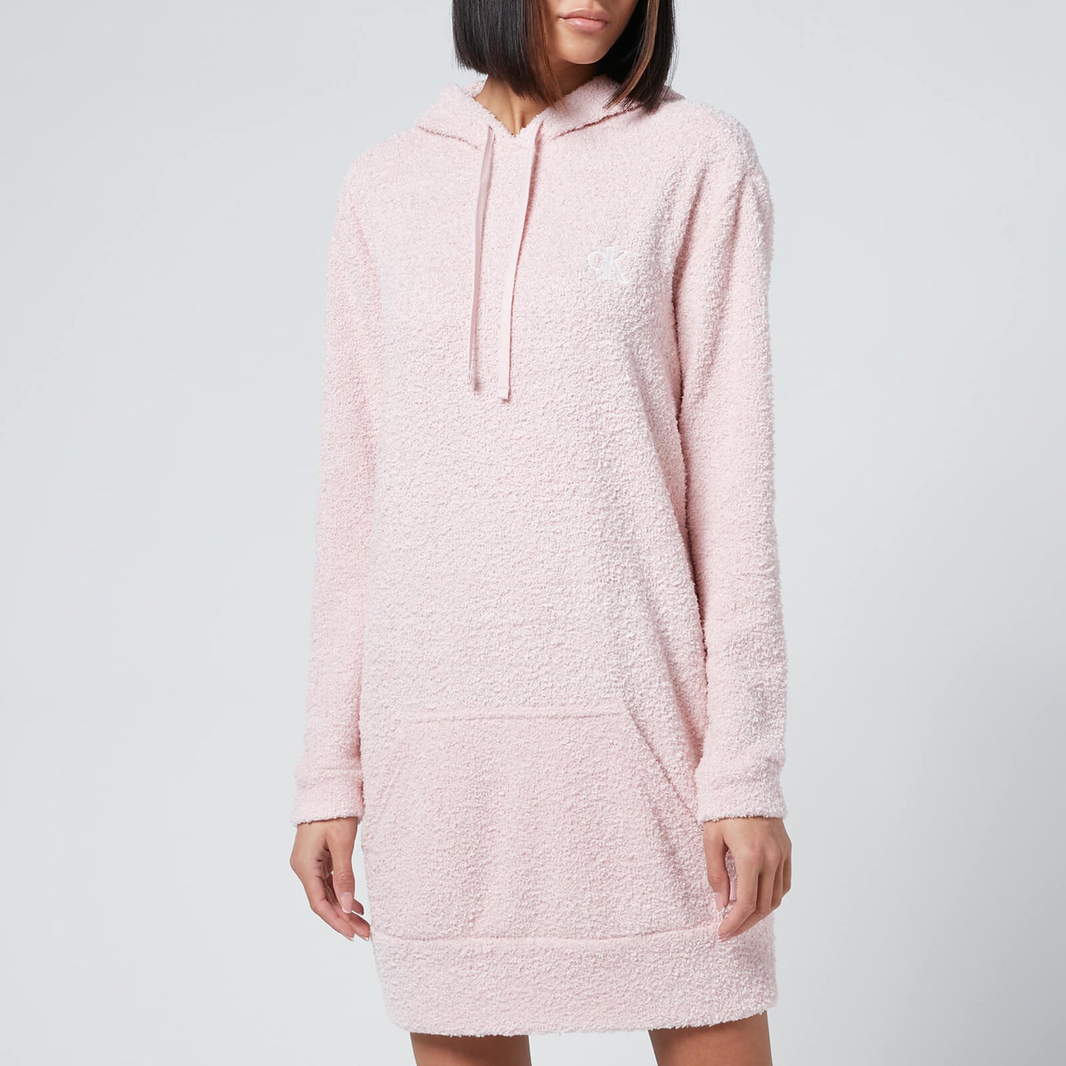Calvin Klein Women's Long Sleeve Hoodie - Barely Pink - XS