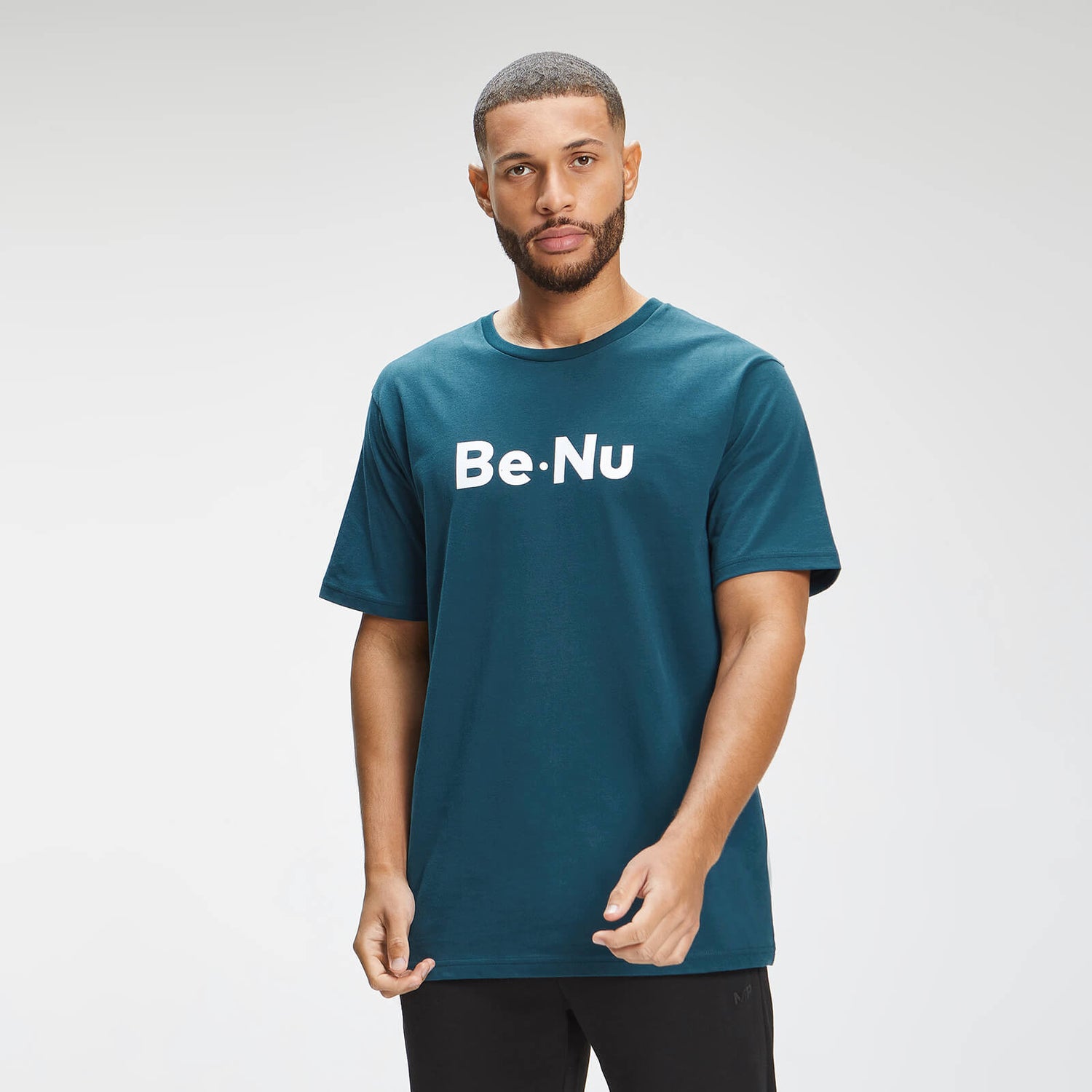 BeNu Men's Short Sleeve T-Shirt - Blue - XXS