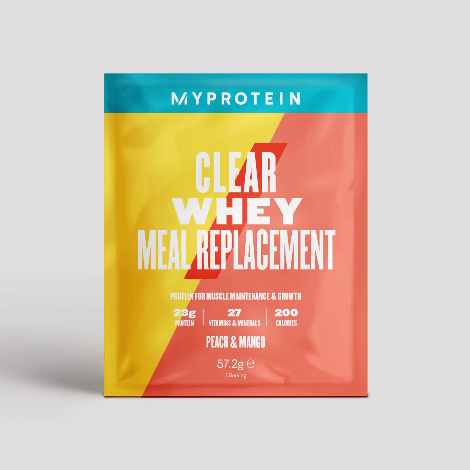 Myprotein Clear Whey Meal Replacement Shake, (Sample) - Broskyňa & Mango