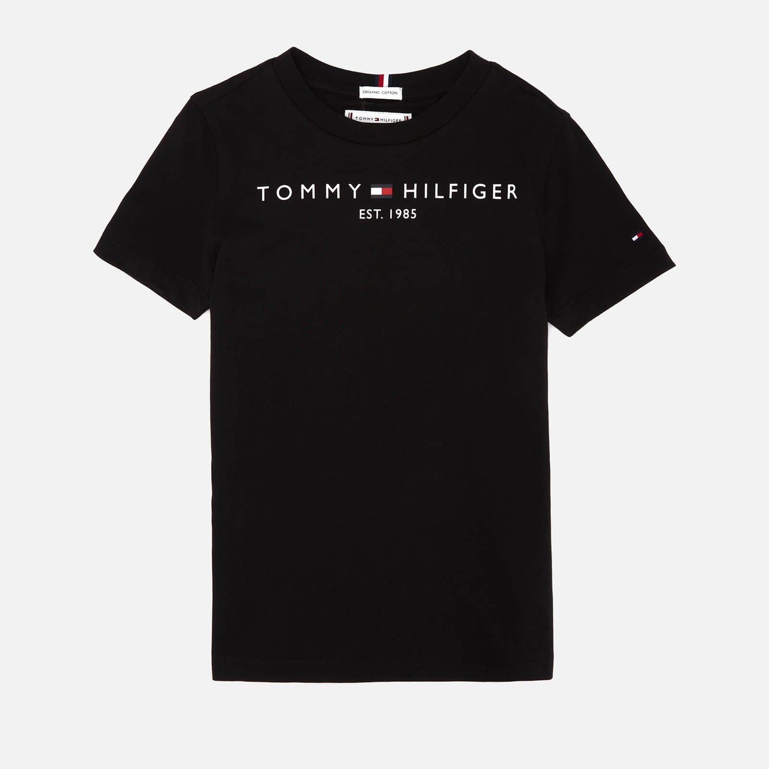 Tommy Hilfiger Kids' Essential Short Sleeve T-Shirt - Black - 7 Years