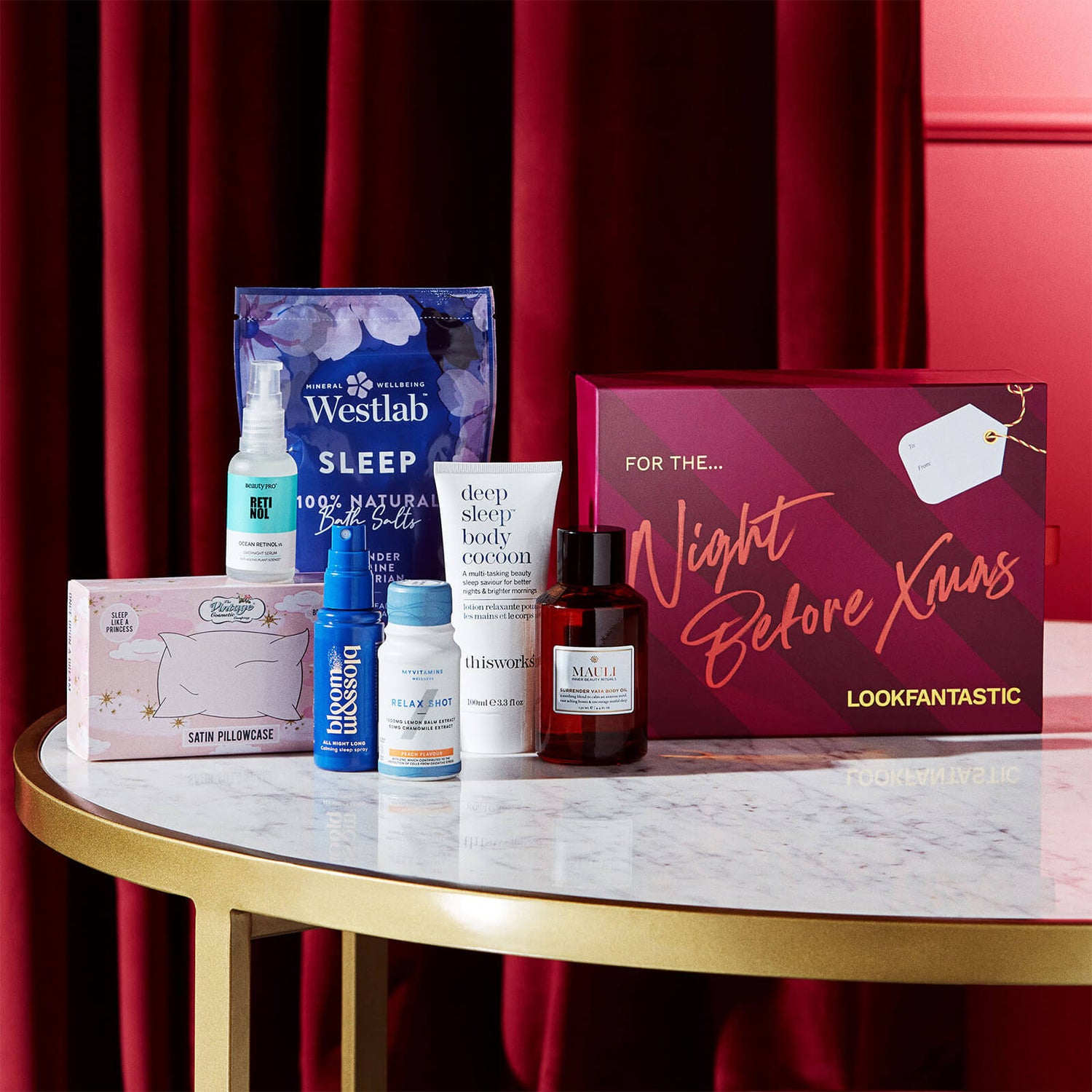 LOOKFANTASTIC Gift Guides 2021- The Night Before Xmas (Worth over $213)