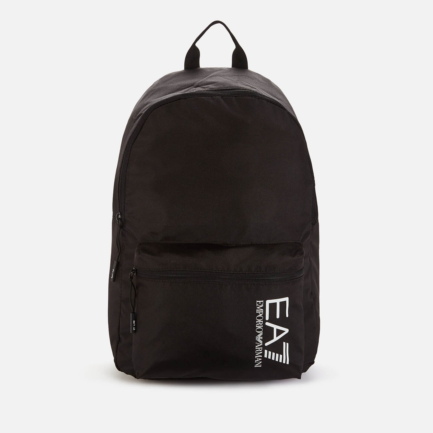 EA7 Men's Contrast Logo Backpack - Black/White