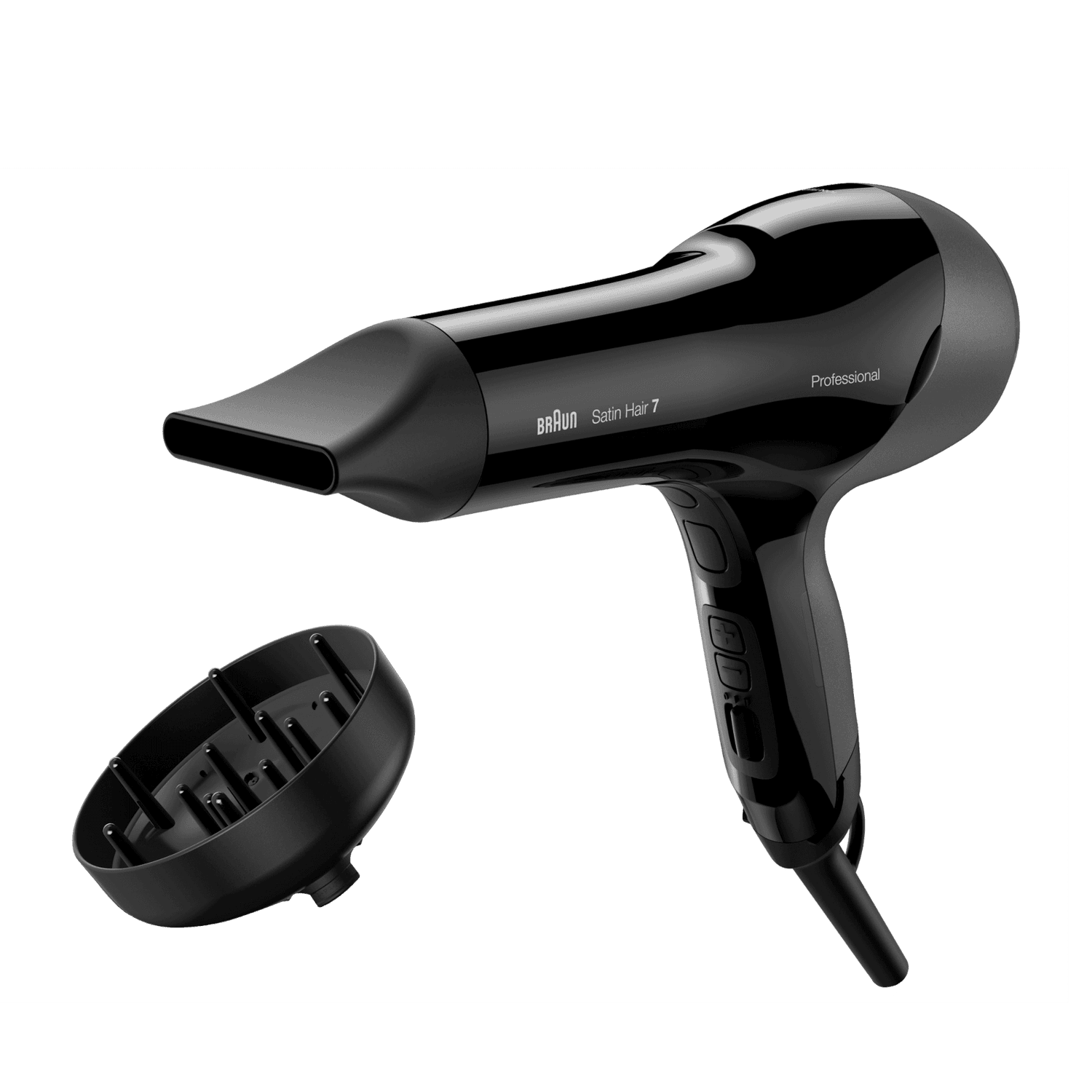 Braun Satin Hair 7 Haartrockner Sensodryer mit AC Motor mit Diffusor