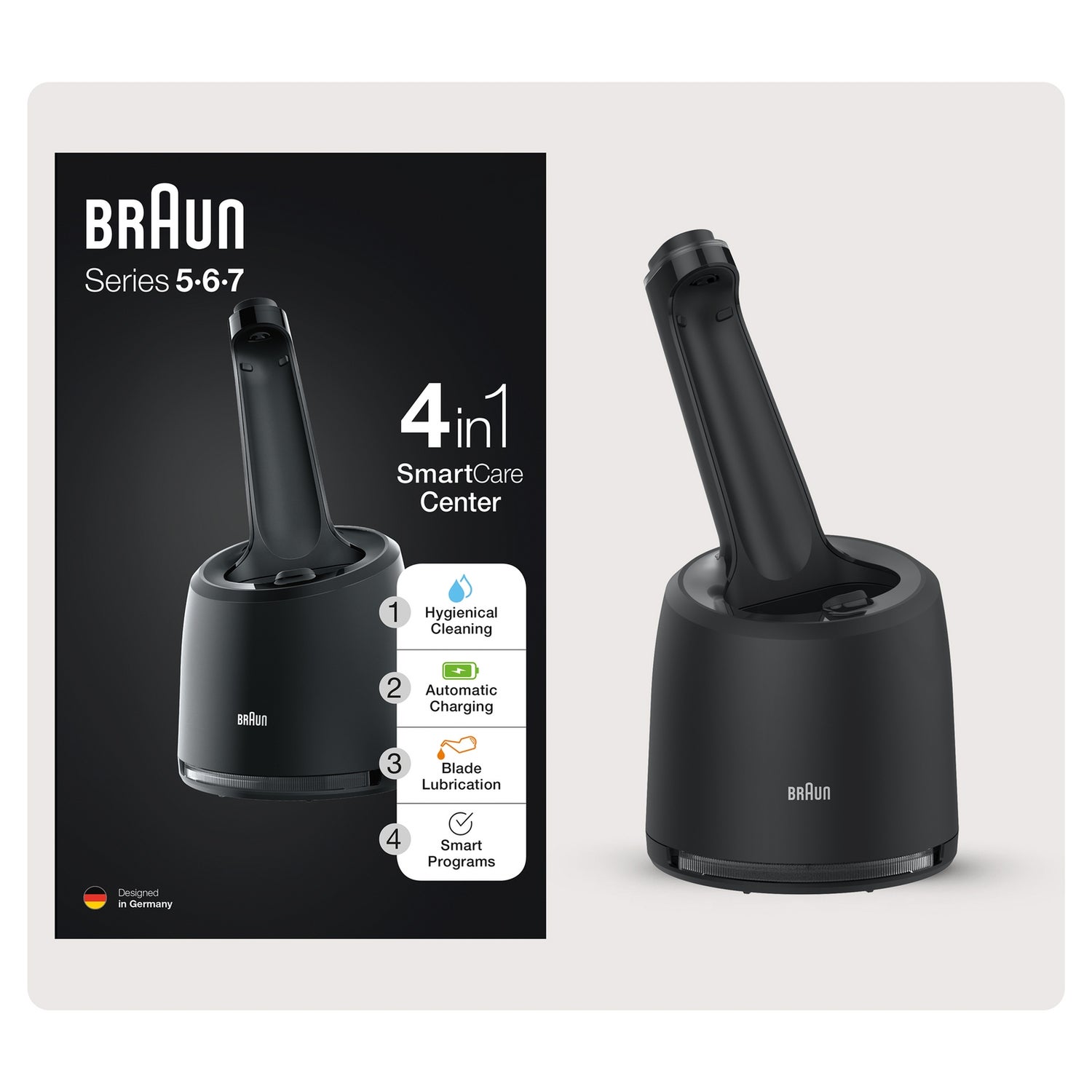 Braun 4-in-1 SmartCare Center Reinigungsstation für Series 5, 6 und 7 Elektrorasierer