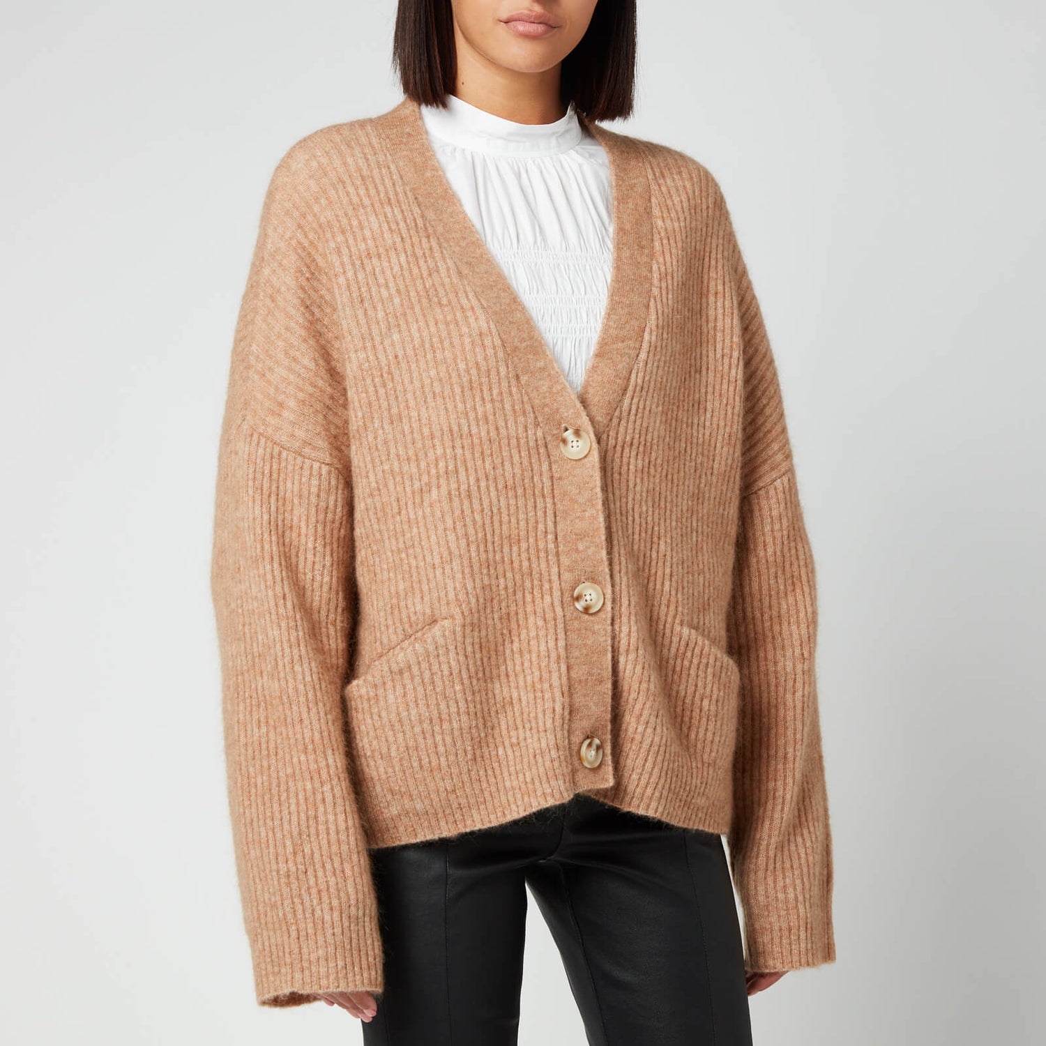 Holzweiler Women's Drive Knitted Cardigan - Camel - L