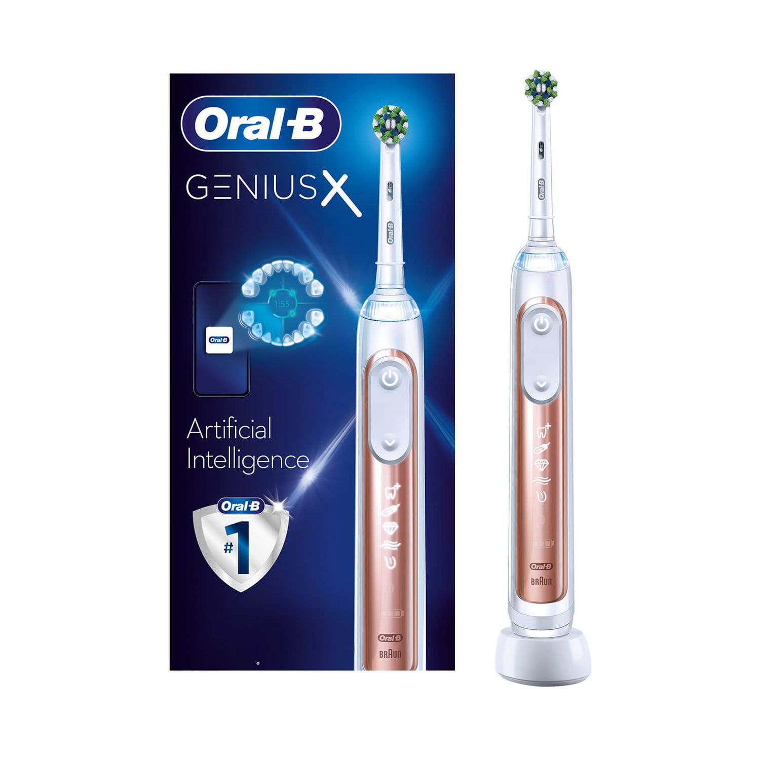Oral-B Genius X Rose Gold Electric Toothbrush
