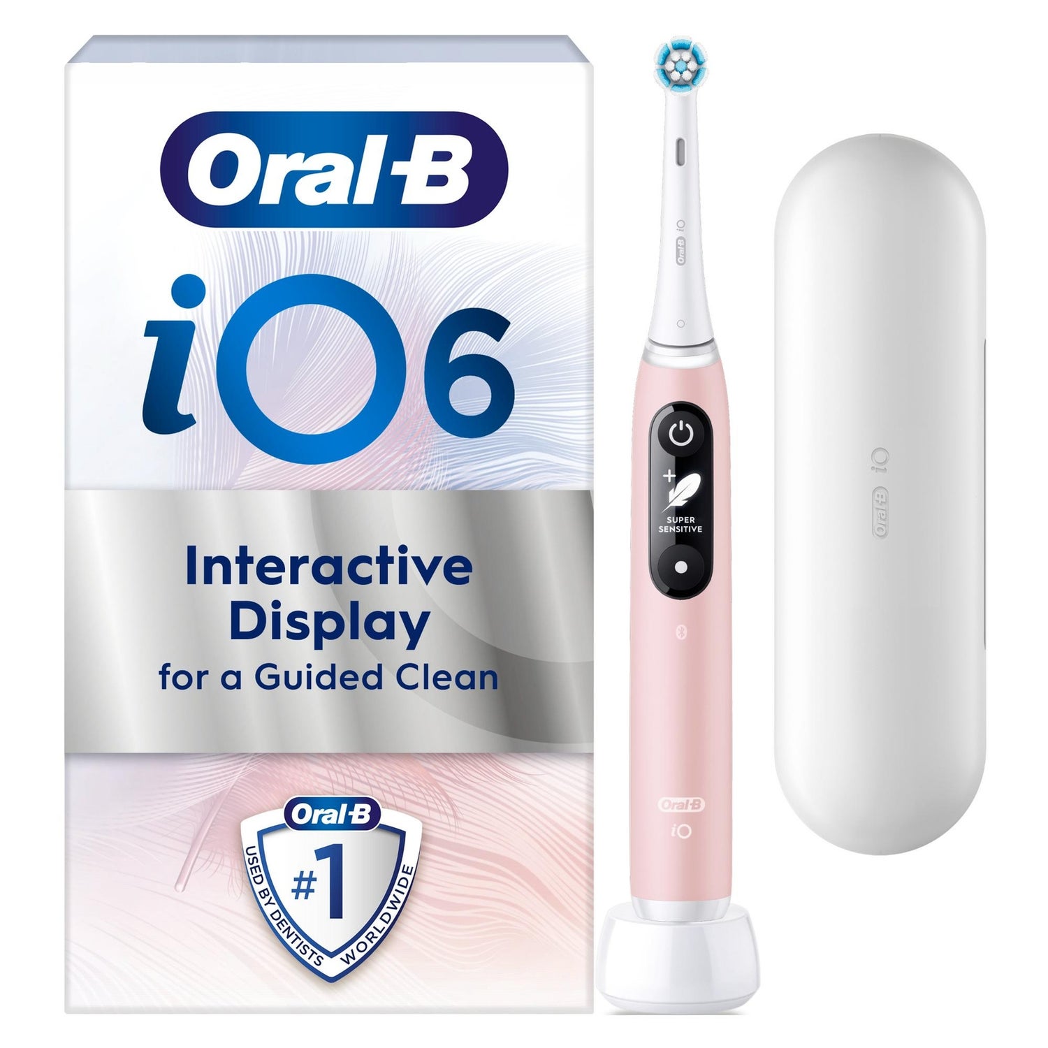 Oral B Sensitive Edition iO - 6 - Pink Electric Toothbrush