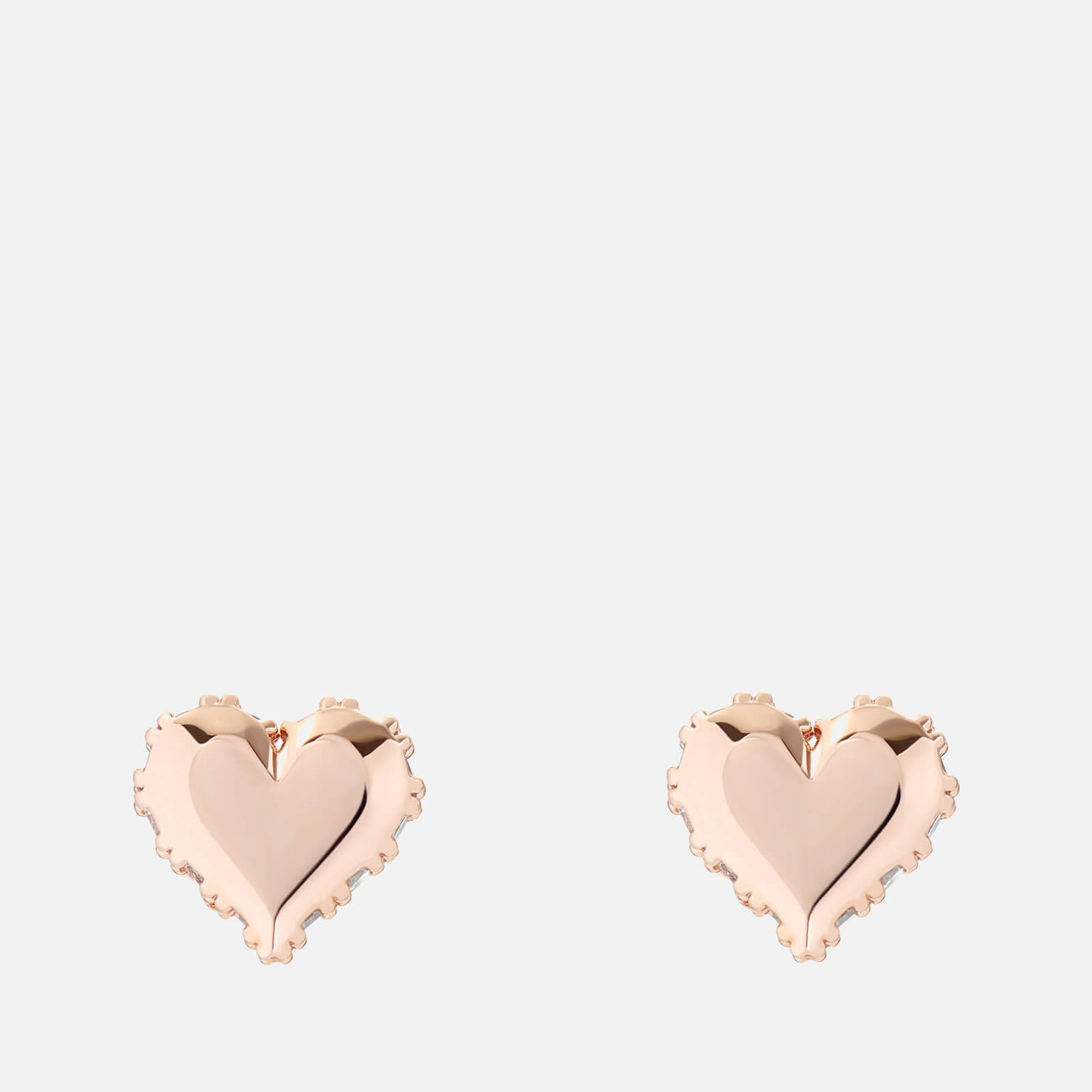 Ted Baker Women's Sersy: Sparkle Heart Earring - Rose Gold Tone/Clear Crystal