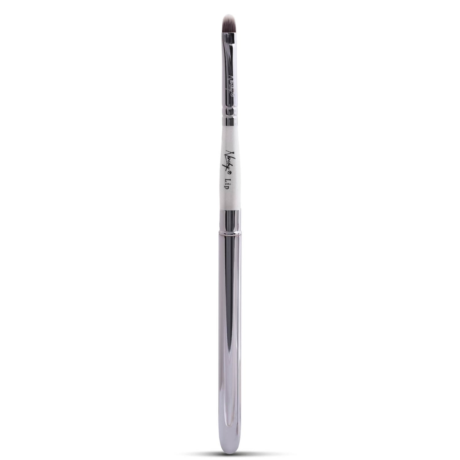 Nanshy Lip Brush with Lid - Pearlescent White