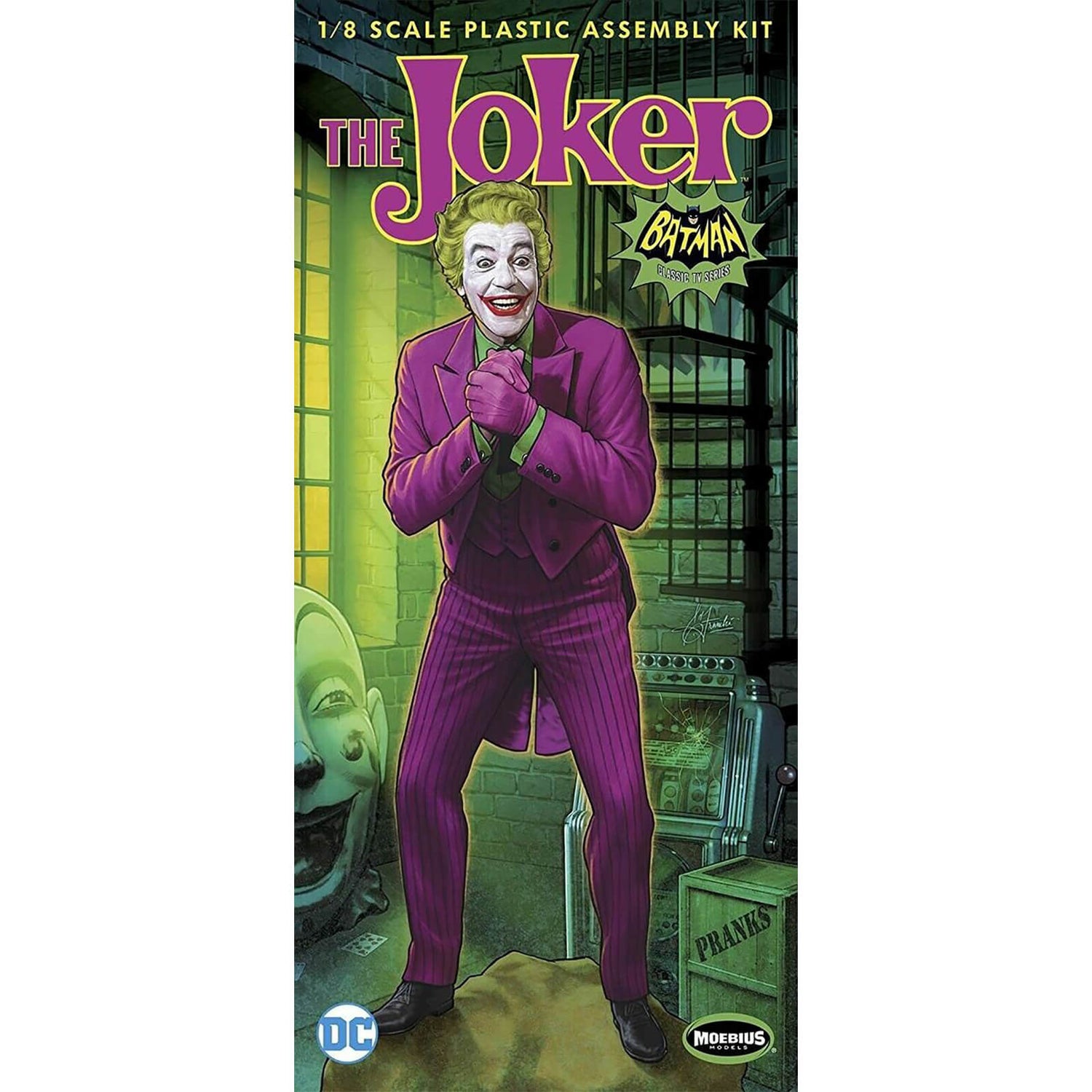 1:8 Cesar Romero als de Joker - Plastic Modelbouwkit