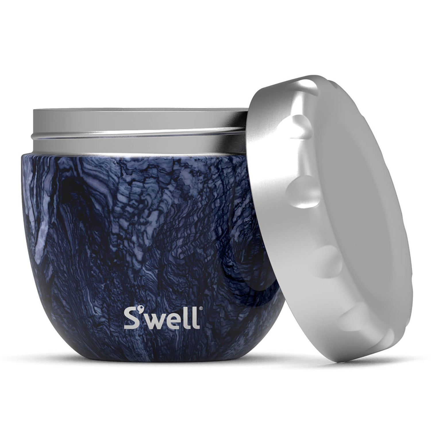 S'well Eats 2 in 1 Azurite Marble Nesting Food Bowl - Large