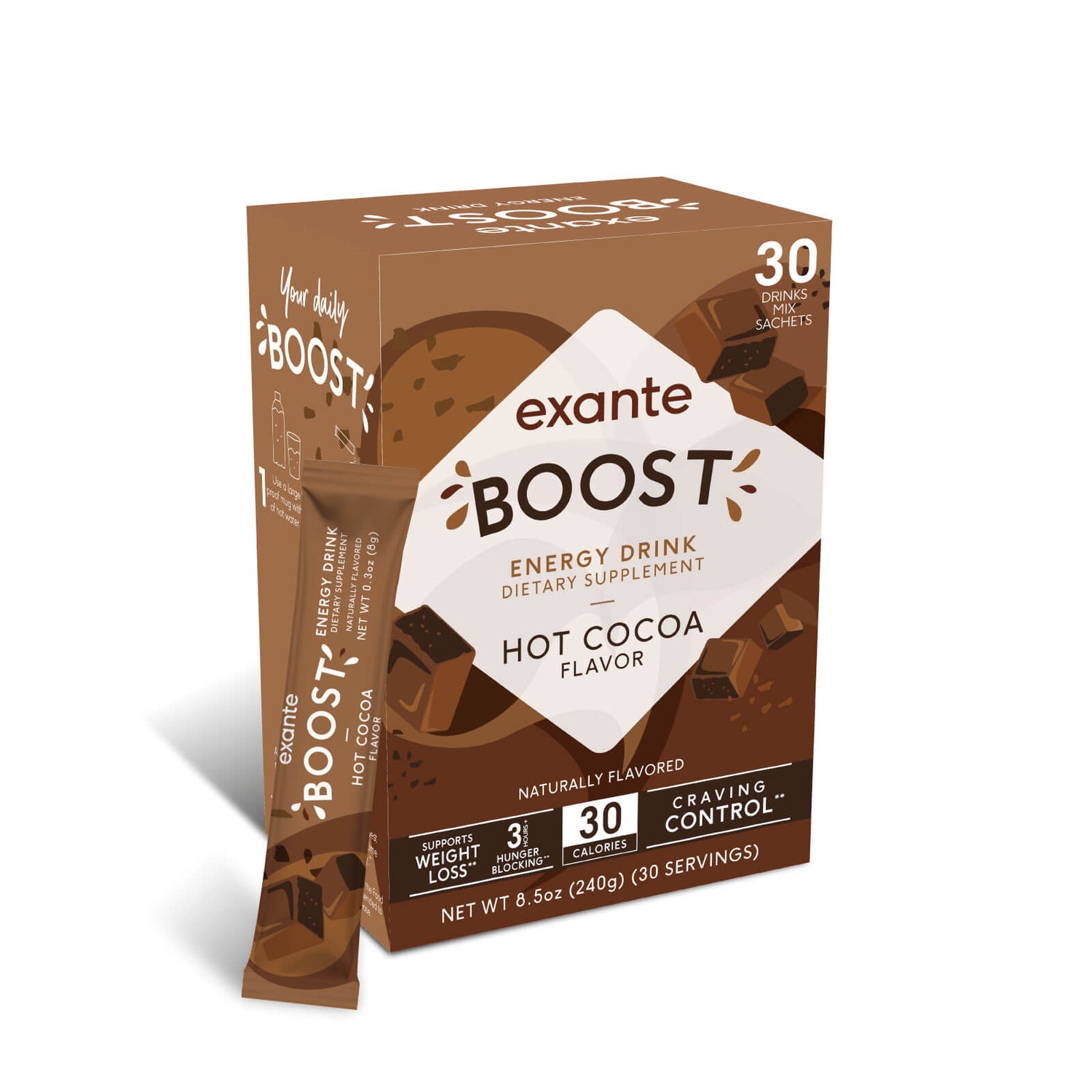 Hot Cocoa BOOST Box of 30