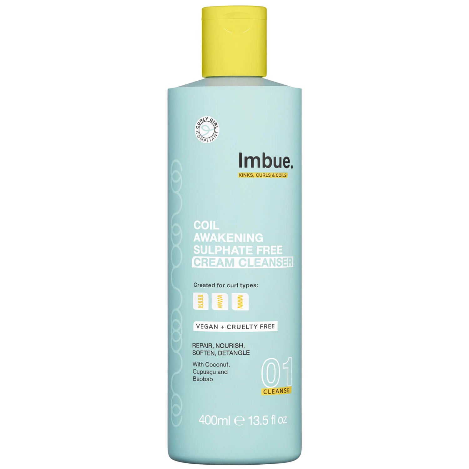 Очищающий крем для лица Imbue Coil Awakening Cream Cleanser, 400 мл