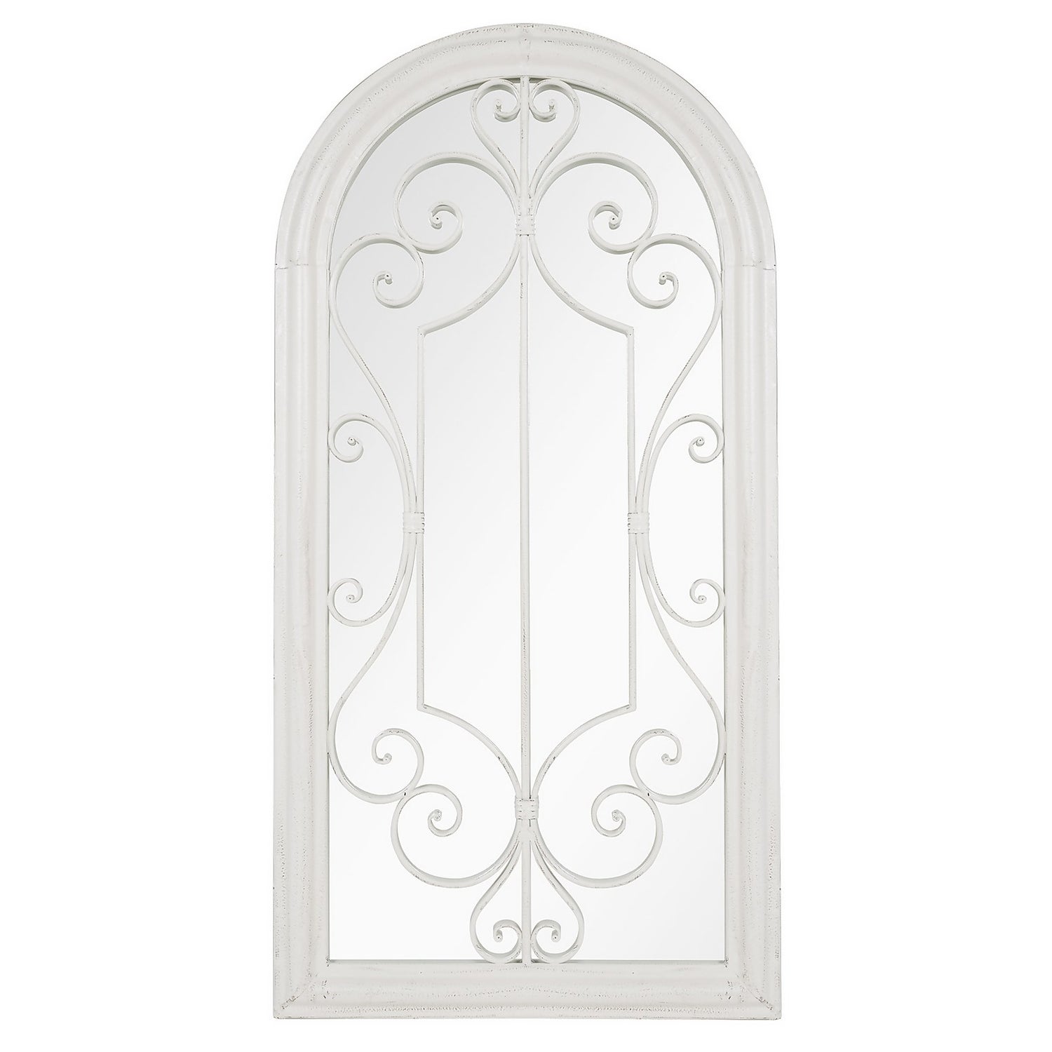 Scrolled Arch Garden Mirror Homebase