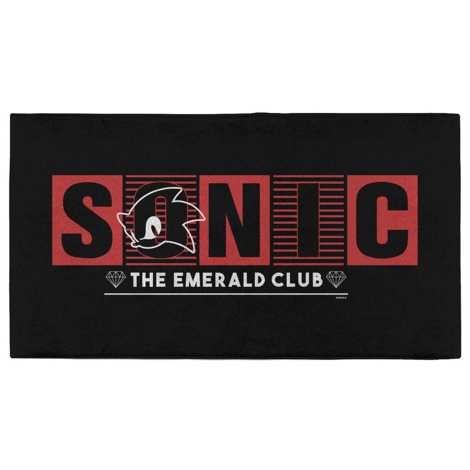 Sonic The Hedgehog The Emerald Club Gym Towel