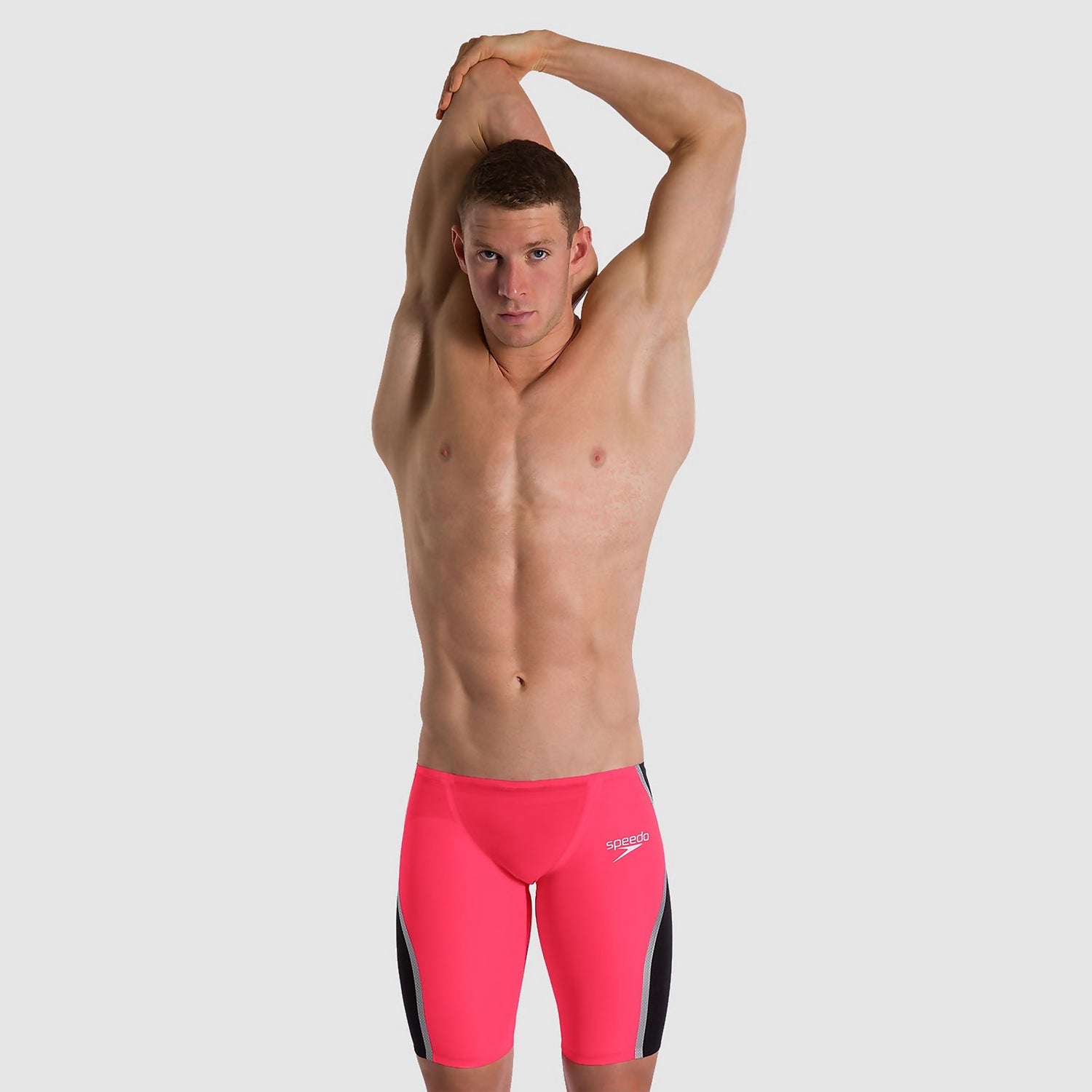 Speedo Fastskin LZR Pure Intent Openback Kneeskin Black/Blood Red