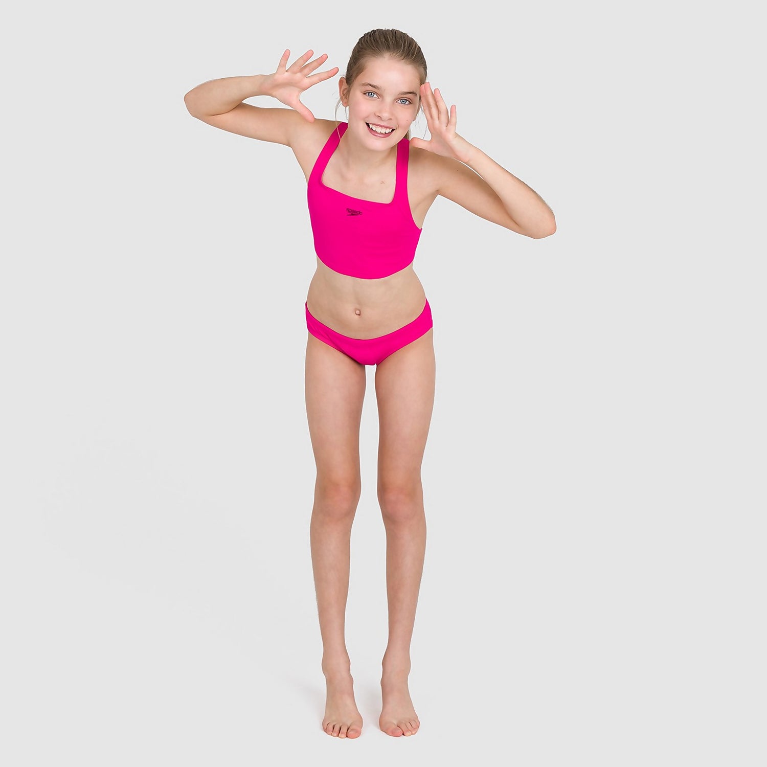 deken wijn Gewoon Girl's Essential Endurance+ Medalist Swimsuit Pink | Speedo