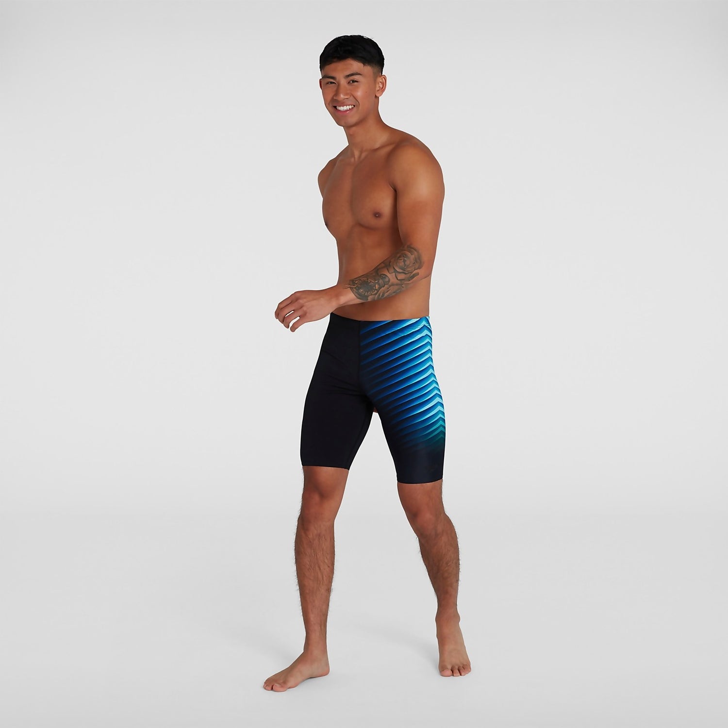 Men s Placement Jammer Black Speedo
