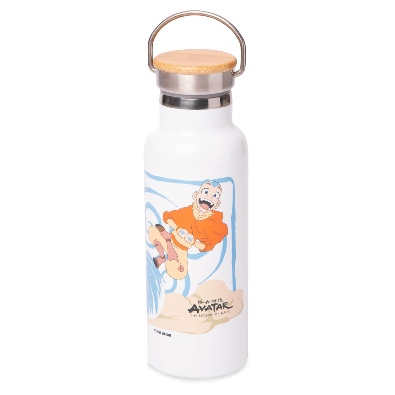 Botella de agua aislante portátil de Avatar Aang - Blanca