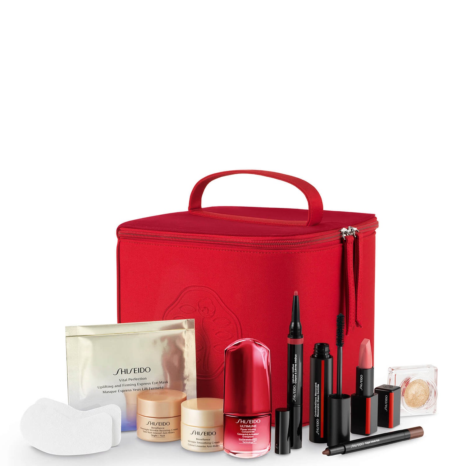 Shiseido Blockbuster Benefiance Kit -pakkaus (arvoltaan noin 330 €)
