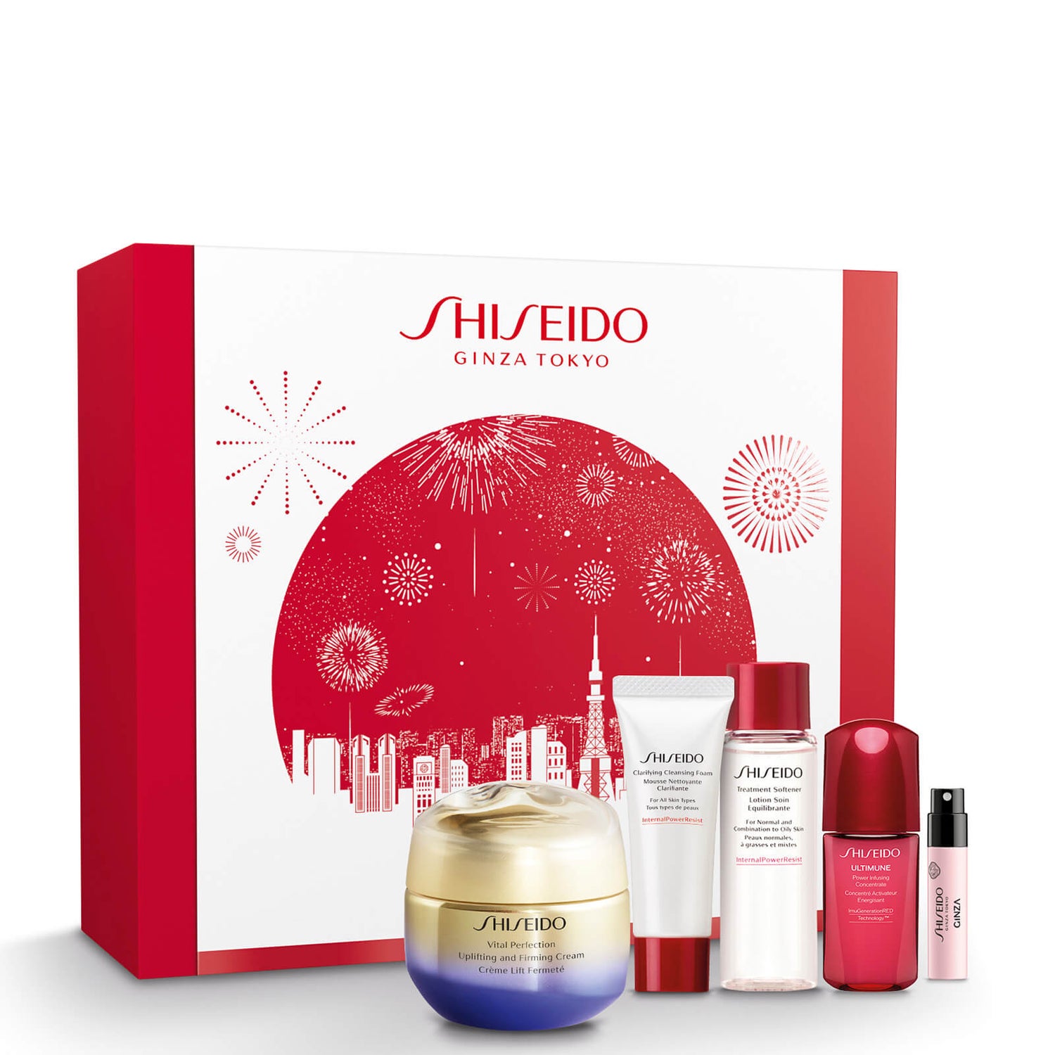 Набор для ухода за кожей лица Shiseido Vital Perfection Holiday Kit