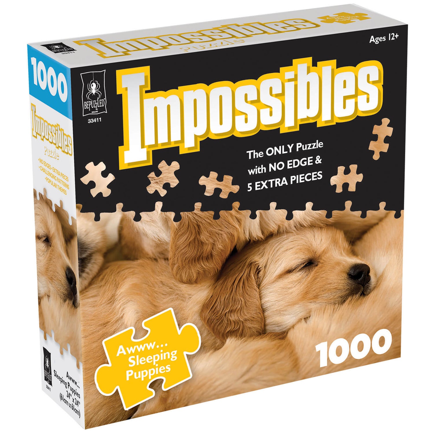 Impossible Puzzles - Sleeping Puppies Jigsaw Puzzle