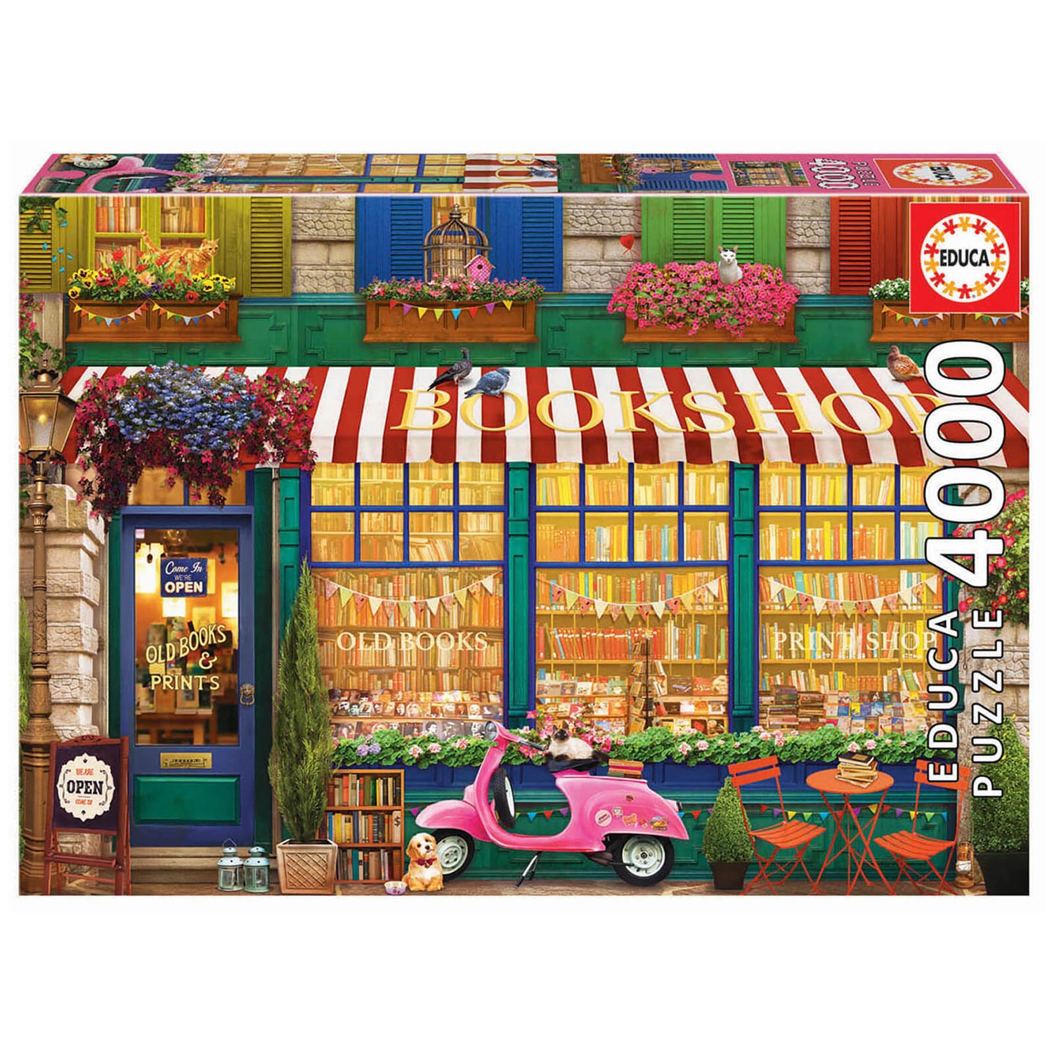 Vintage Bookshop Jigsaw Puzzle (4000 pieces)