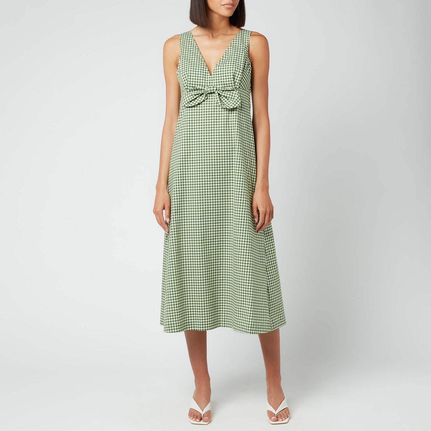 Kate Spade New York Women's Mini Gingham Bow Dress - Courtyard