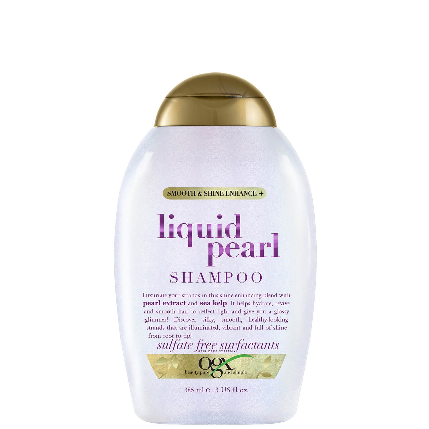 OGX Champú Líquido Perlado Liso y Brillante 385ml