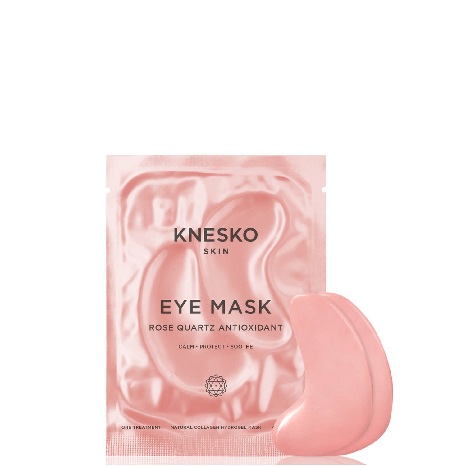 Knesko Skin Rose Quartz Antioxidant Eye Mask 6 Treatments 25ml (Worth £90.00)